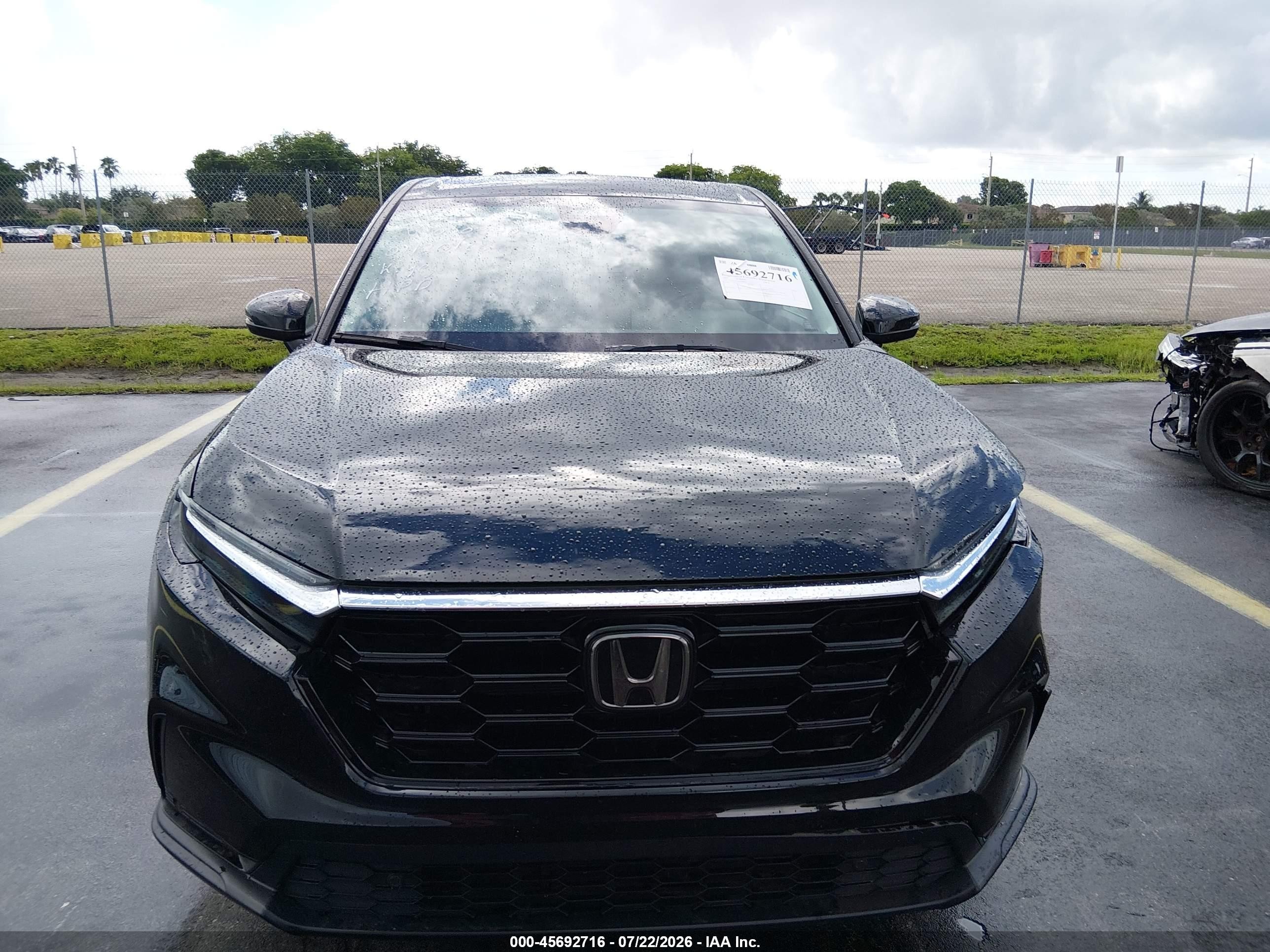 2025 Honda Cr-v Ex-l 2wd Black vin: 7FARS3H74SE000970