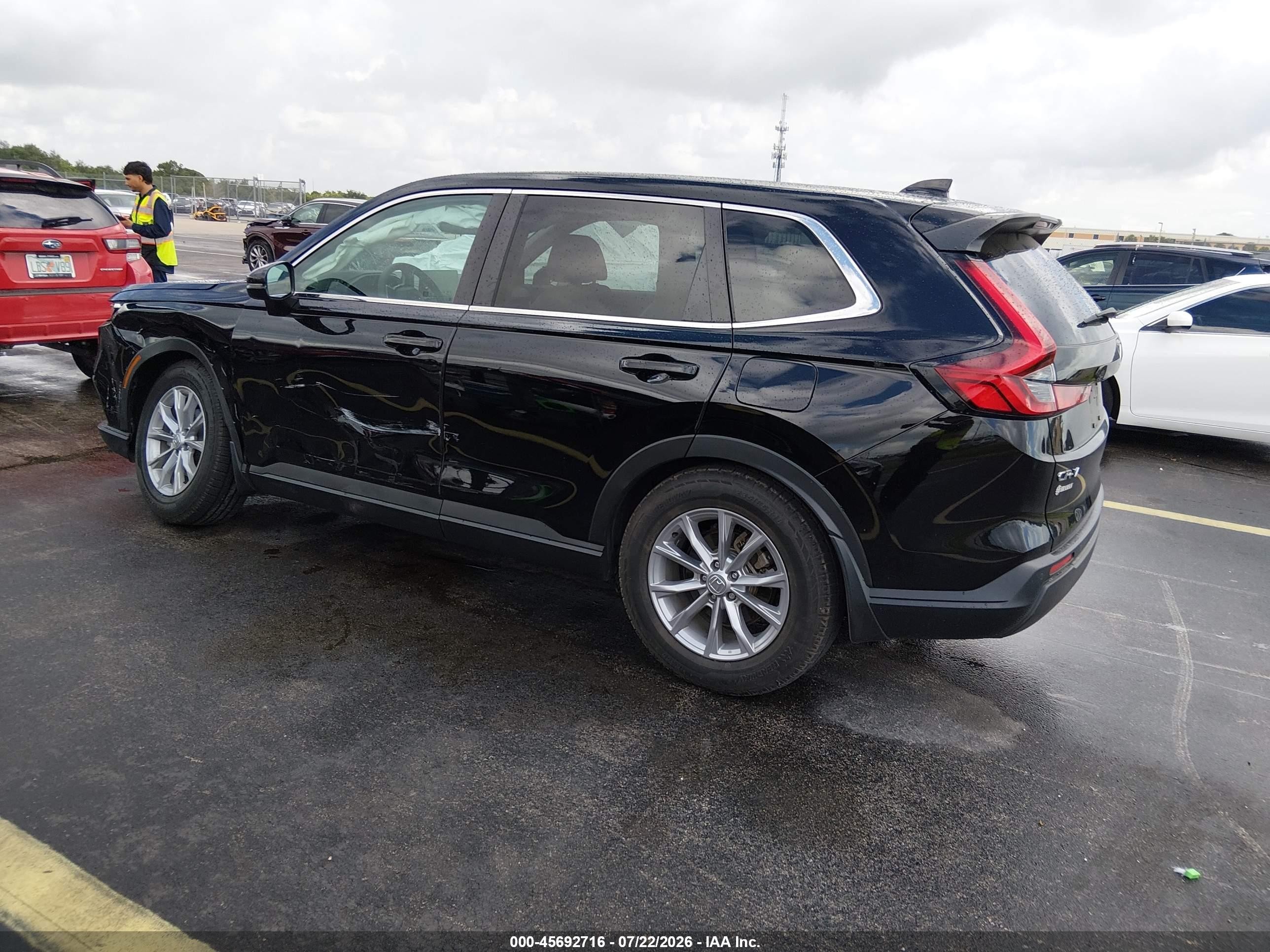 2025 Honda Cr-v Ex-l 2wd Black vin: 7FARS3H74SE000970