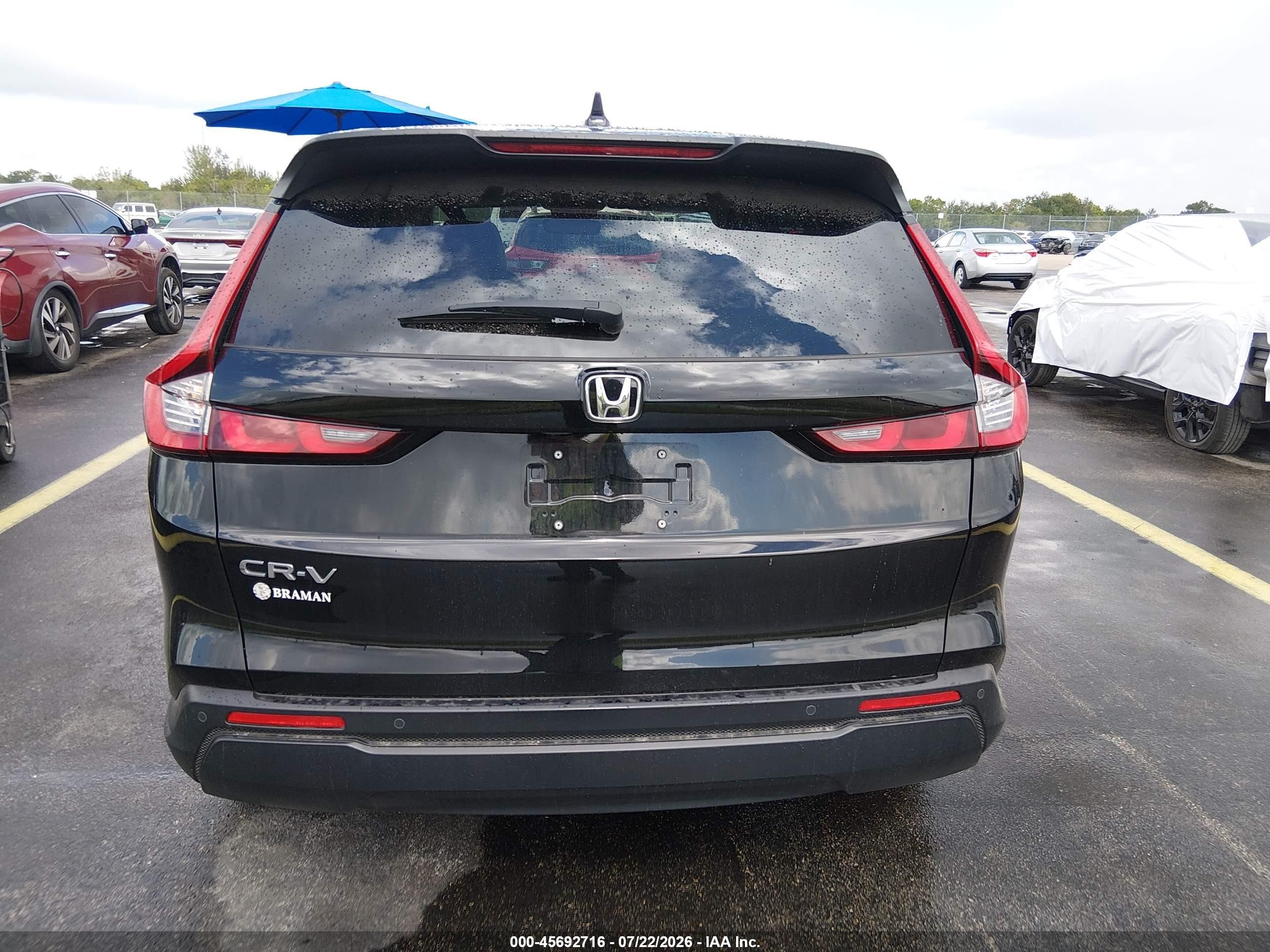 2025 Honda Cr-v Ex-l 2wd Black vin: 7FARS3H74SE000970