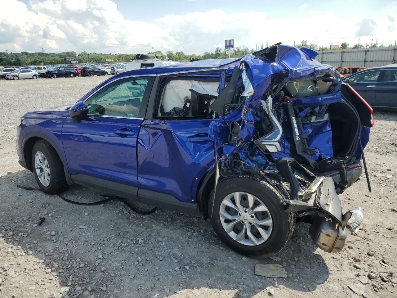 2023 Honda Crv Awd Blue vin: 7FARS4H29PE018995