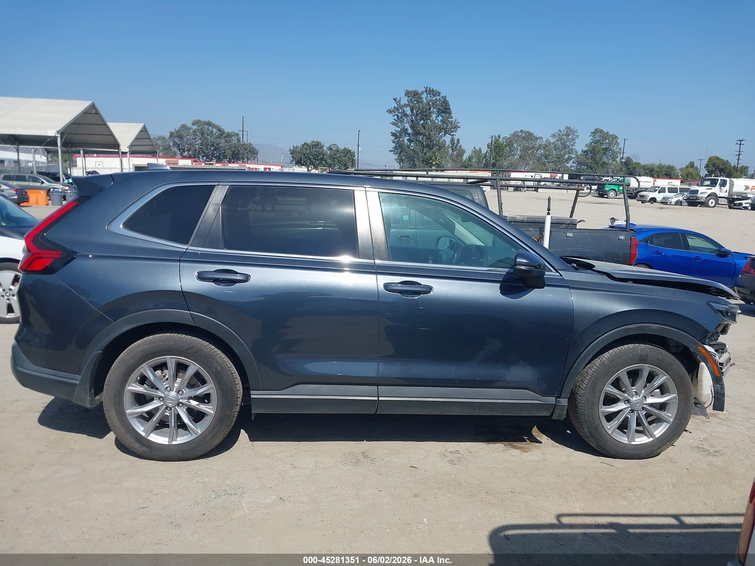 2023 Honda Cr-v Ex Серый vin: 7FARS4H42PE004664