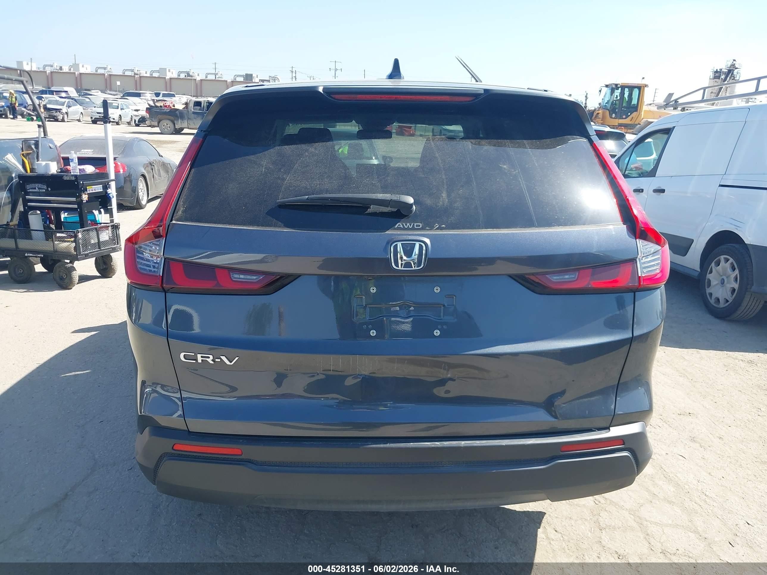 2023 Honda Cr-v Ex Серый vin: 7FARS4H42PE004664