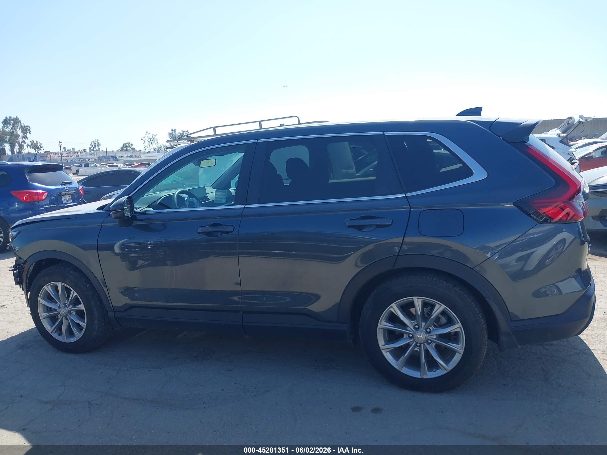 2023 Honda Cr-v Ex Серый vin: 7FARS4H42PE004664
