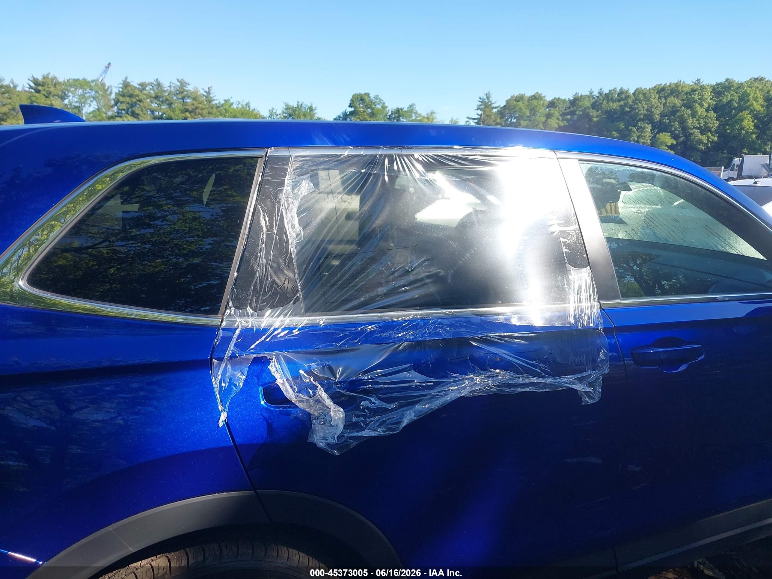 2023 Honda Cr-v Ex-l Awd Blue vin: 7FARS4H78PE019938