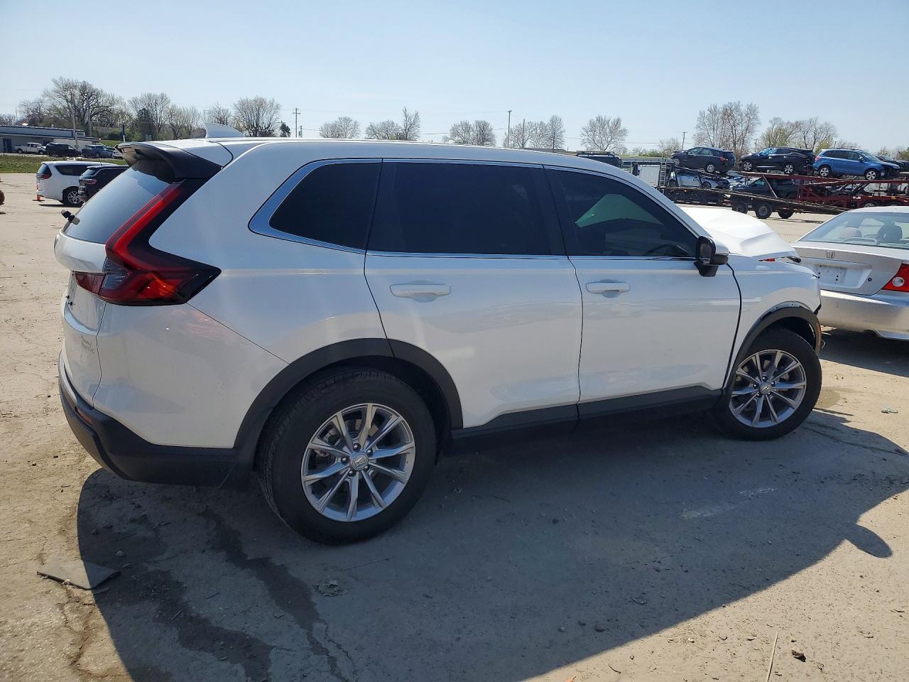 2025 Honda Cr-v Exl White vin: 7FARS4H78SE013419