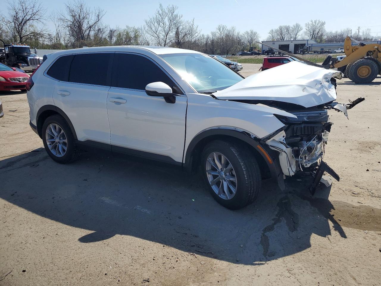 2025 Honda Cr-v Exl White vin: 7FARS4H78SE013419