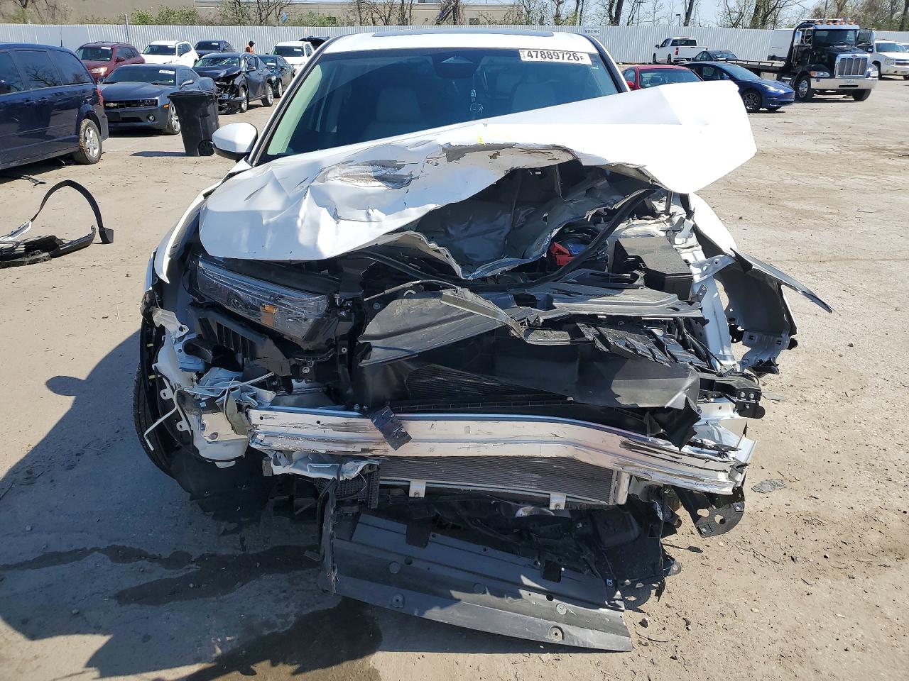 2025 Honda Cr-v Exl White vin: 7FARS4H78SE013419