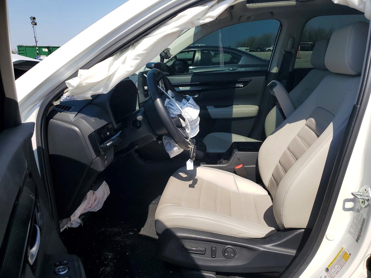 2025 Honda Cr-v Exl White vin: 7FARS4H78SE013419