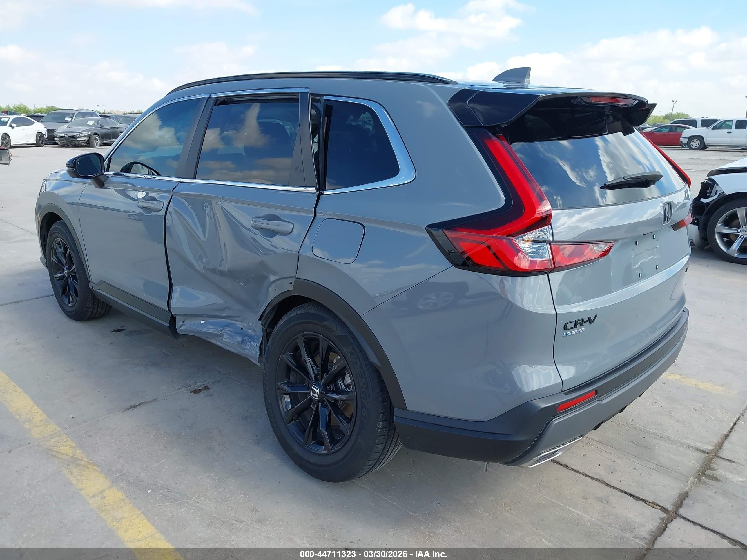 2025 Honda Cr-v Hybrid Sport Gray vin: 7FARS5H55SE008053