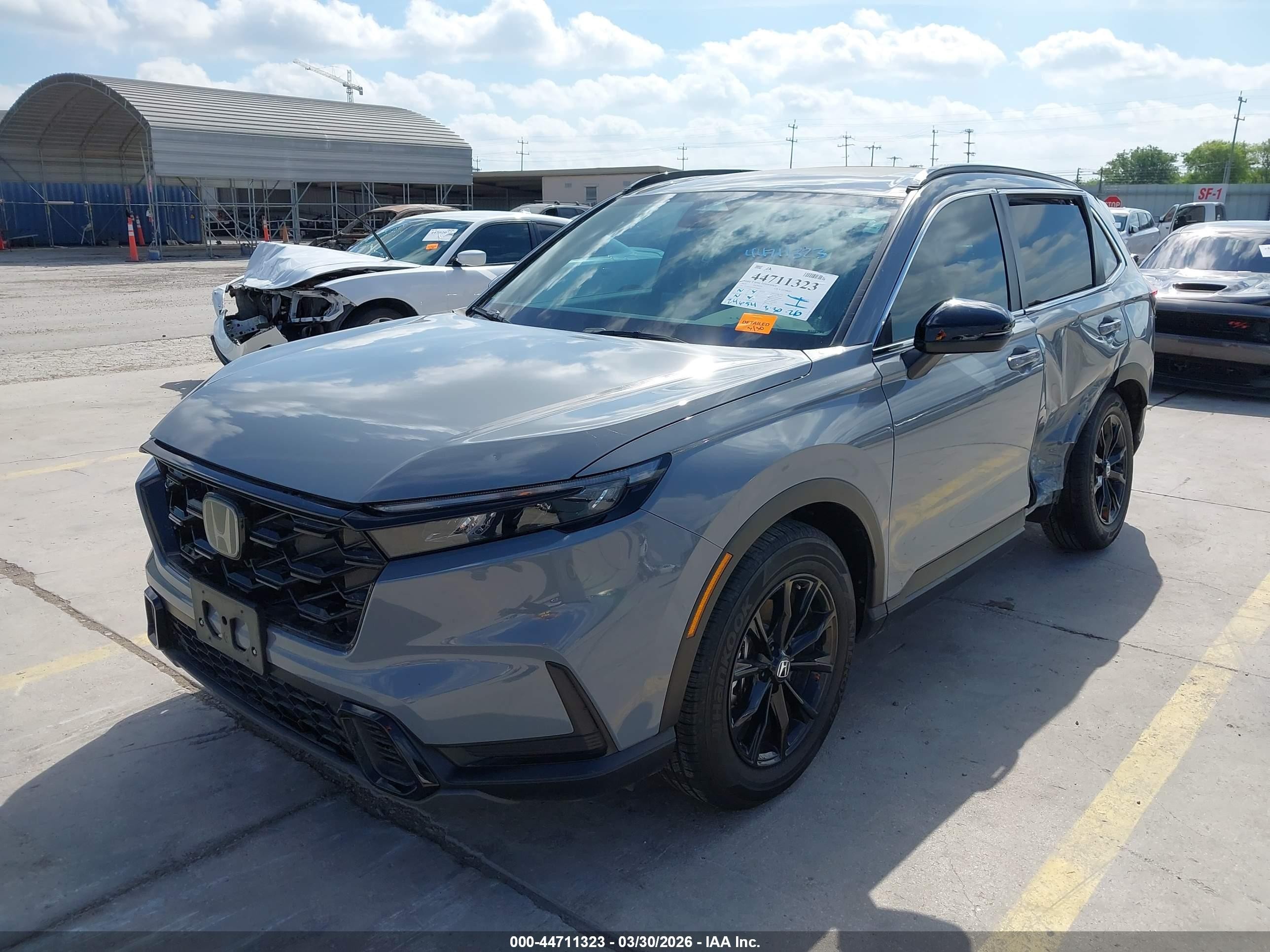 2025 Honda Cr-v Hybrid Sport Gray vin: 7FARS5H55SE008053