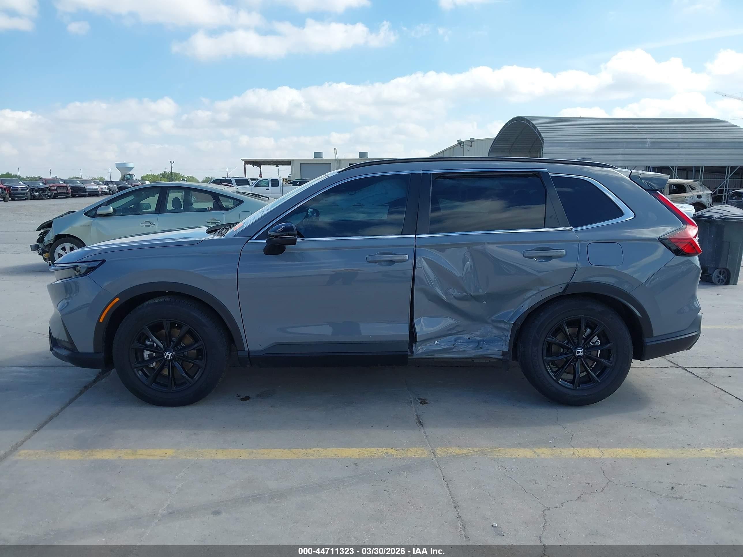 2025 Honda Cr-v Hybrid Sport Gray vin: 7FARS5H55SE008053