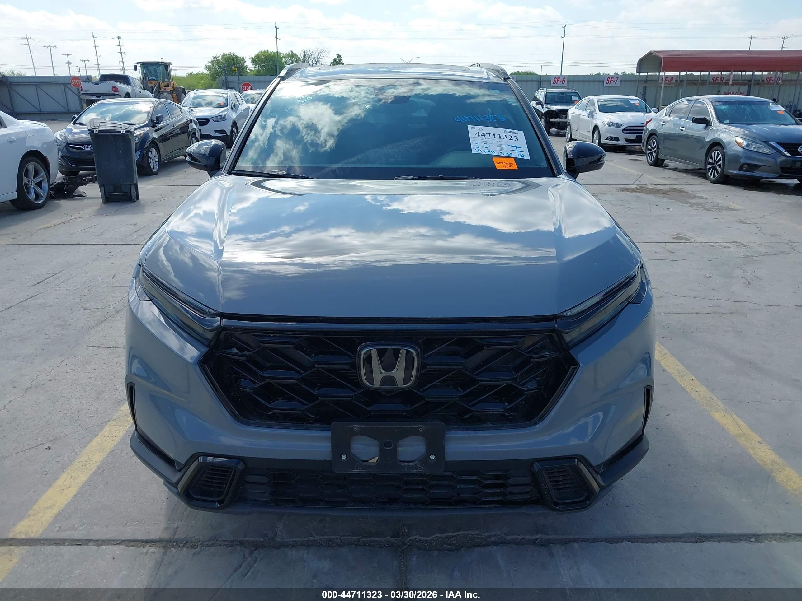 2025 Honda Cr-v Hybrid Sport Gray vin: 7FARS5H55SE008053