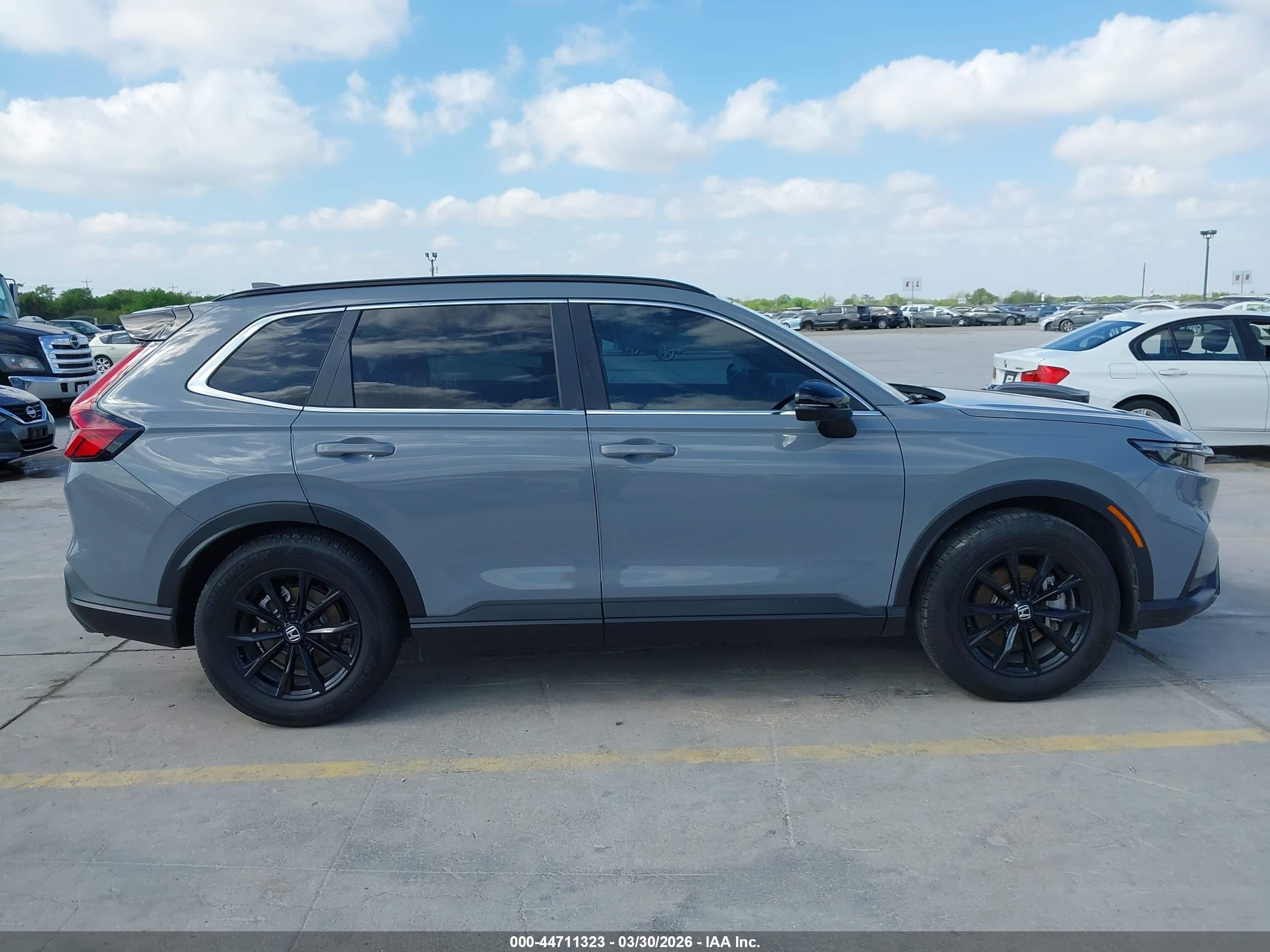 2025 Honda Cr-v Hybrid Sport Gray vin: 7FARS5H55SE008053