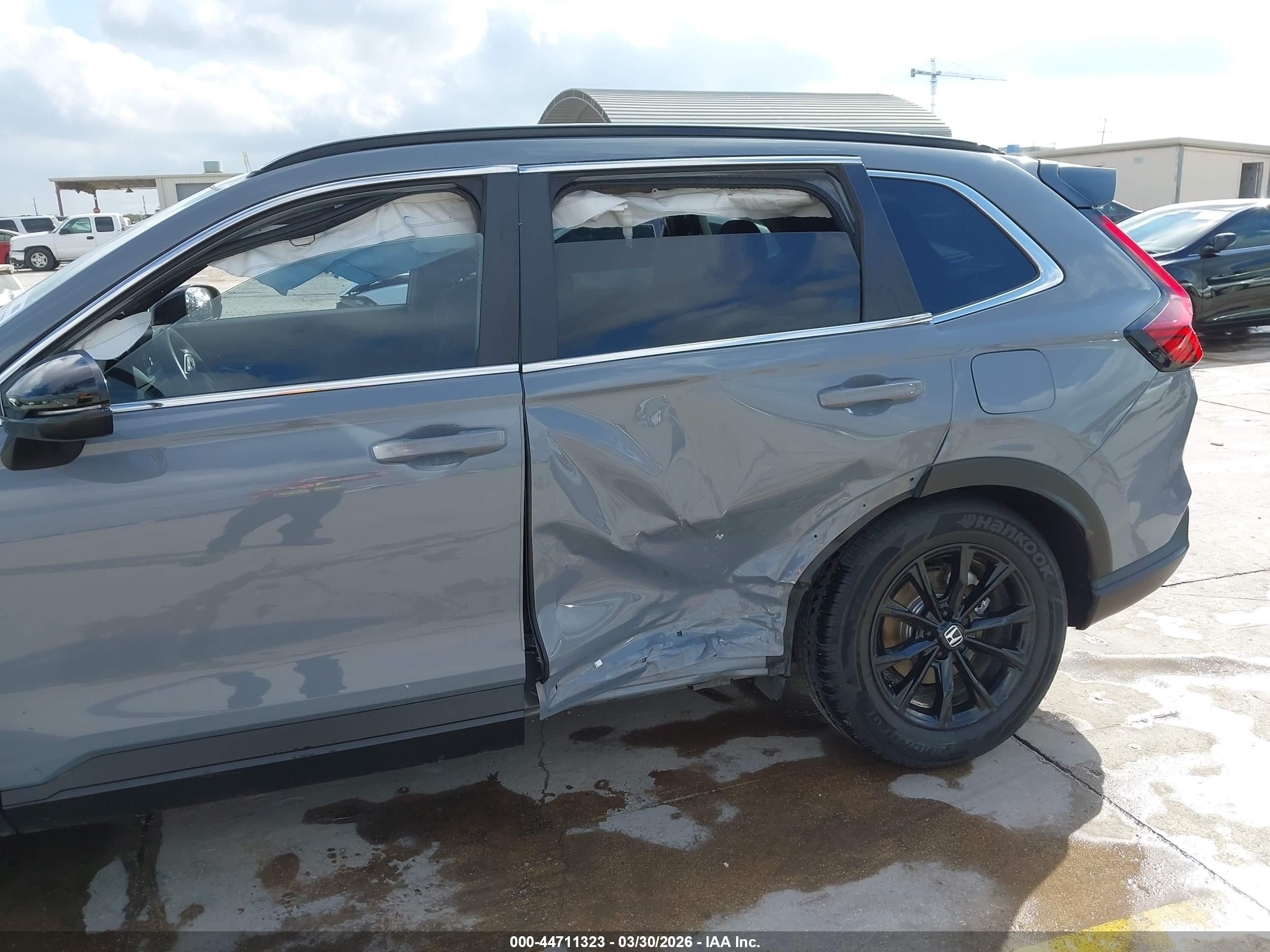 2025 Honda Cr-v Hybrid Sport Gray vin: 7FARS5H55SE008053