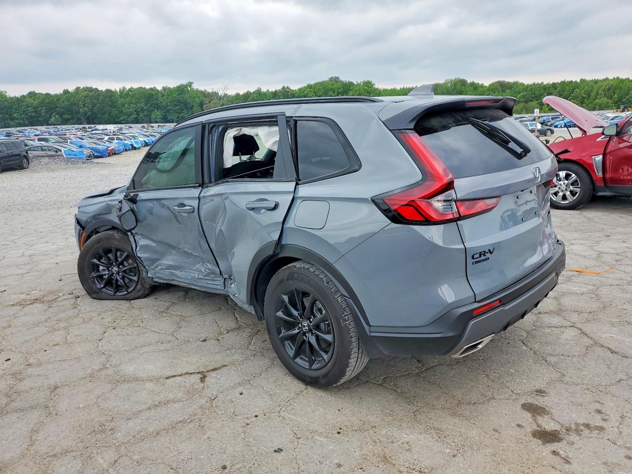 2026 Honda Cr-v Sport Gray vin: 7FARS5H58TE013877