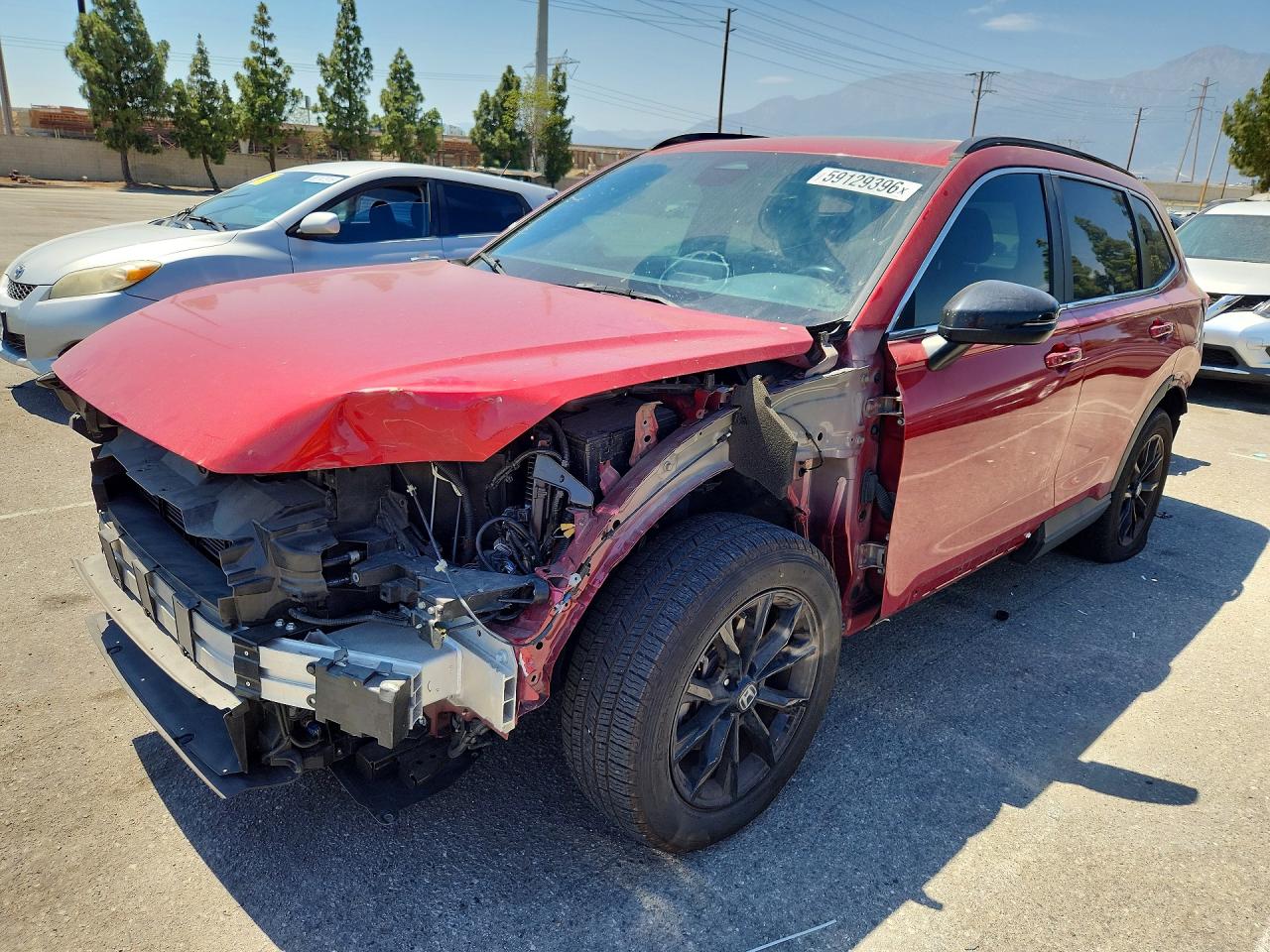 2024 Honda Cr-v Sport-l Red vin: 7FARS5H82RE026000