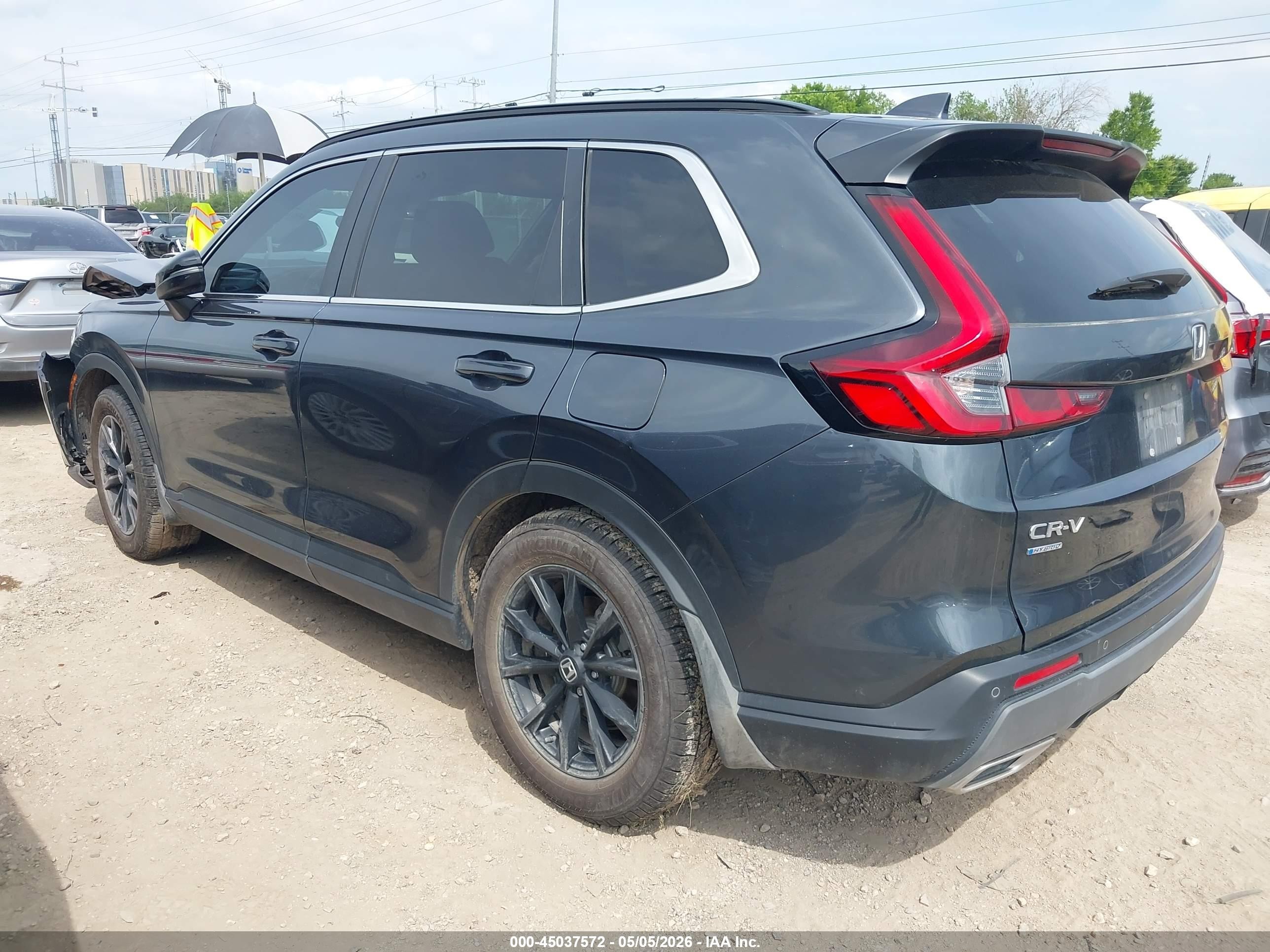 2024 Honda Cr-v Hybrid Sport-l Gray vin: 7FARS5H85RE014083