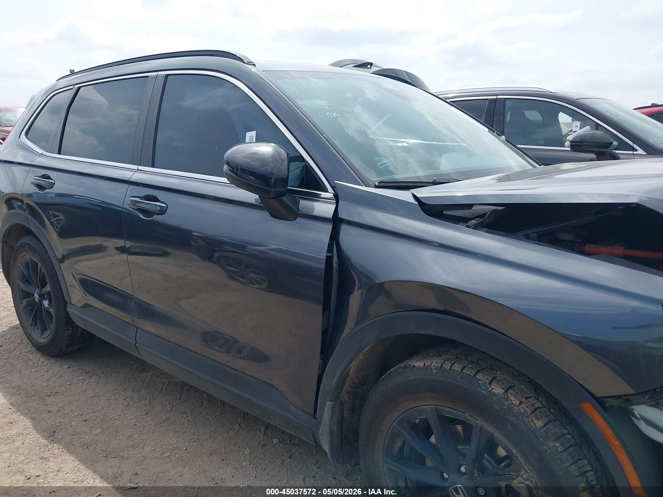 2024 Honda Cr-v Hybrid Sport-l Gray vin: 7FARS5H85RE014083