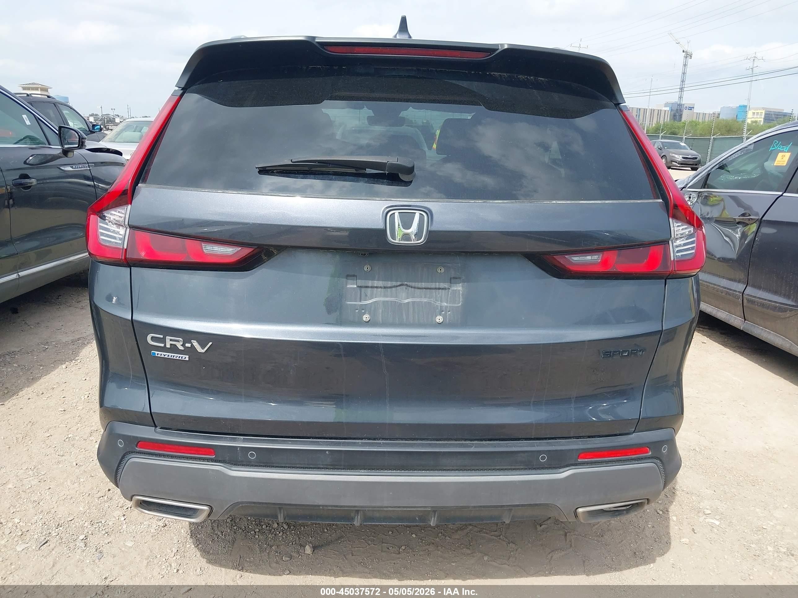 2024 Honda Cr-v Hybrid Sport-l Gray vin: 7FARS5H85RE014083