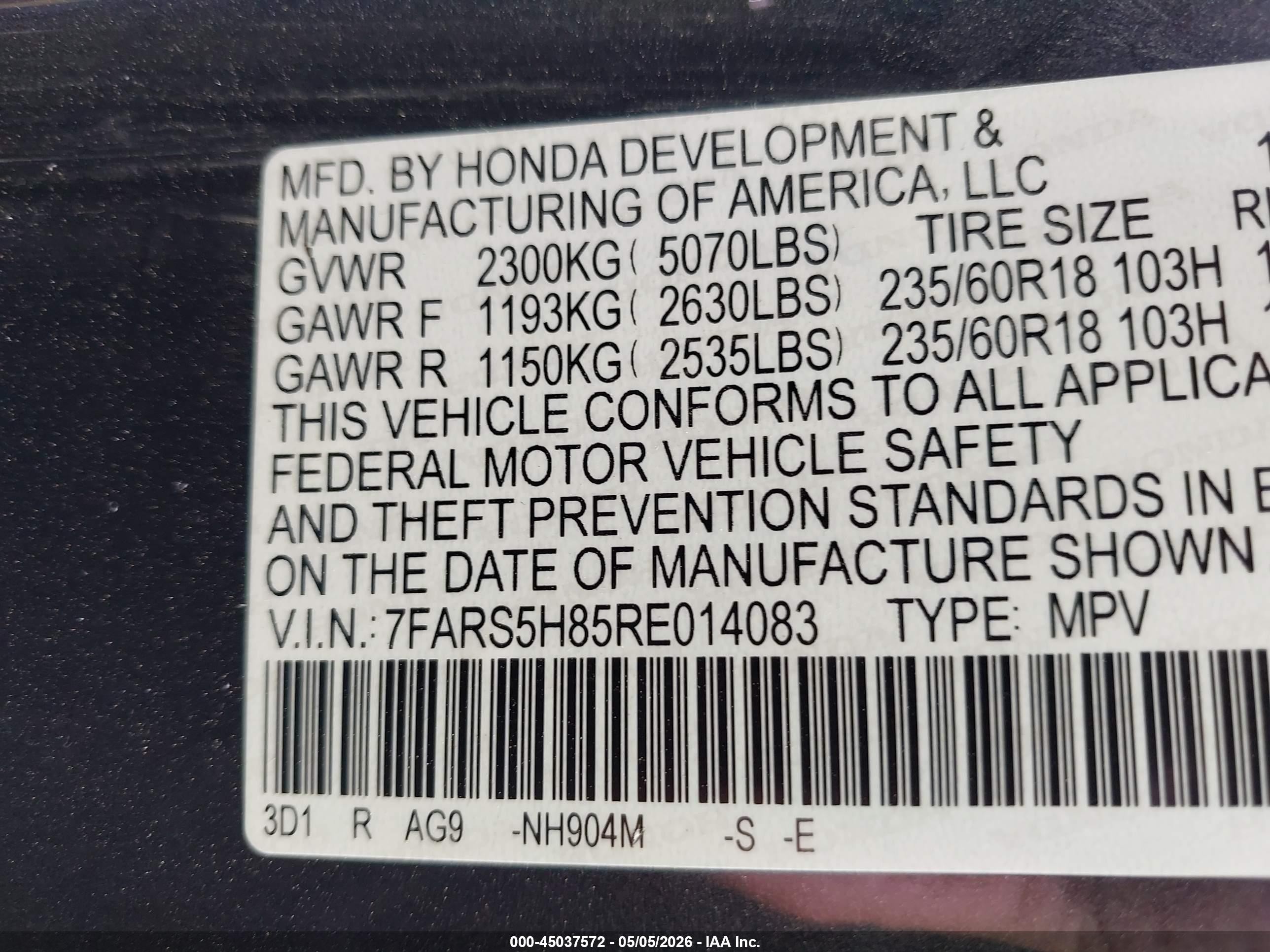 2024 Honda Cr-v Hybrid Sport-l Gray vin: 7FARS5H85RE014083