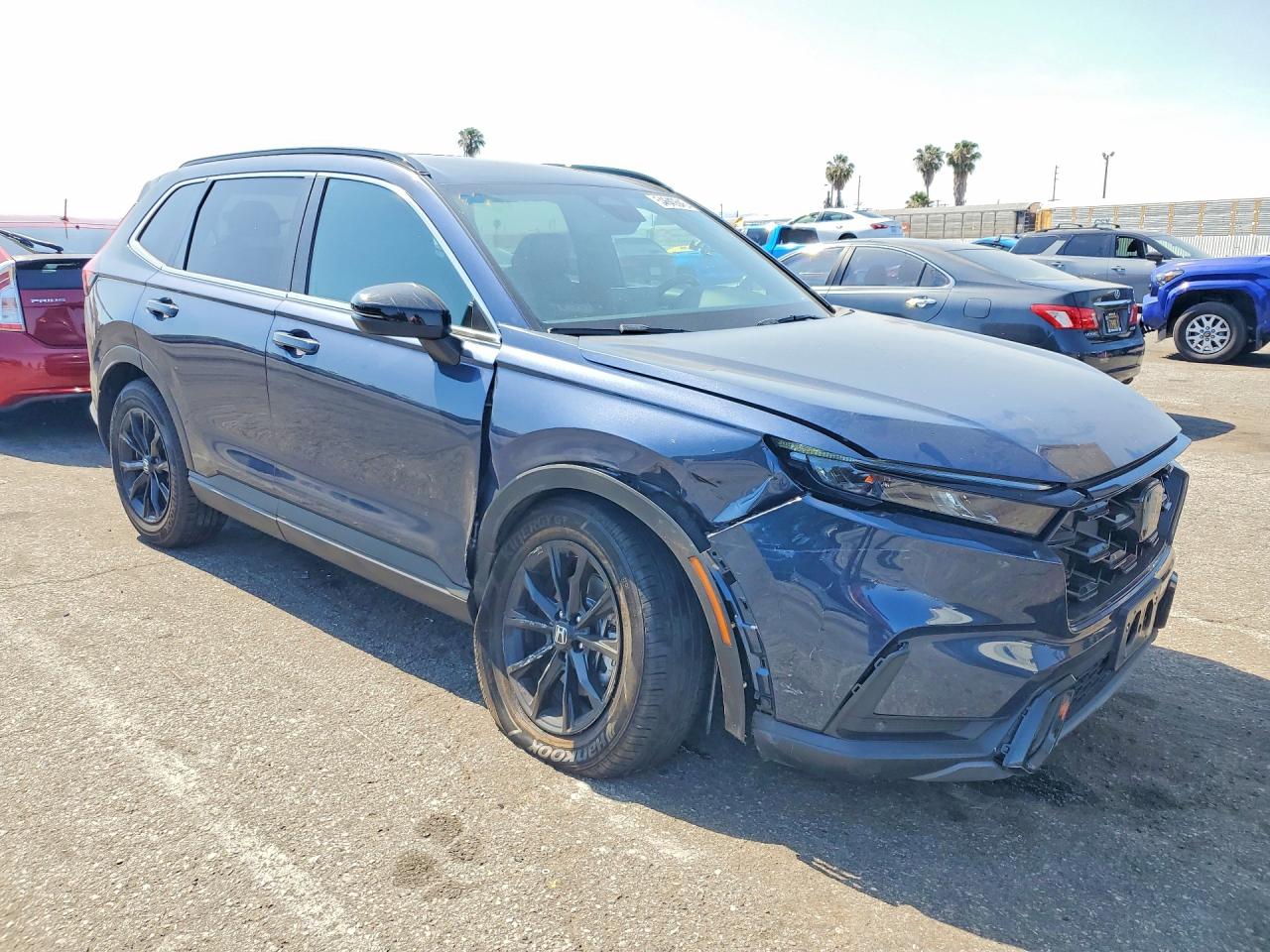 2025 Honda Cr-v Sport-l Blue vin: 7FARS5H86SE017323