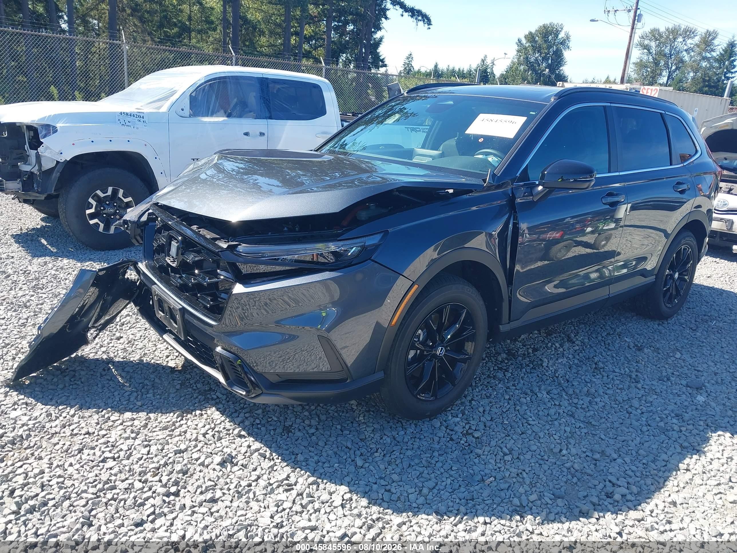2025 Honda Cr-v Hybrid Sport Gray vin: 7FARS6H57SE068521