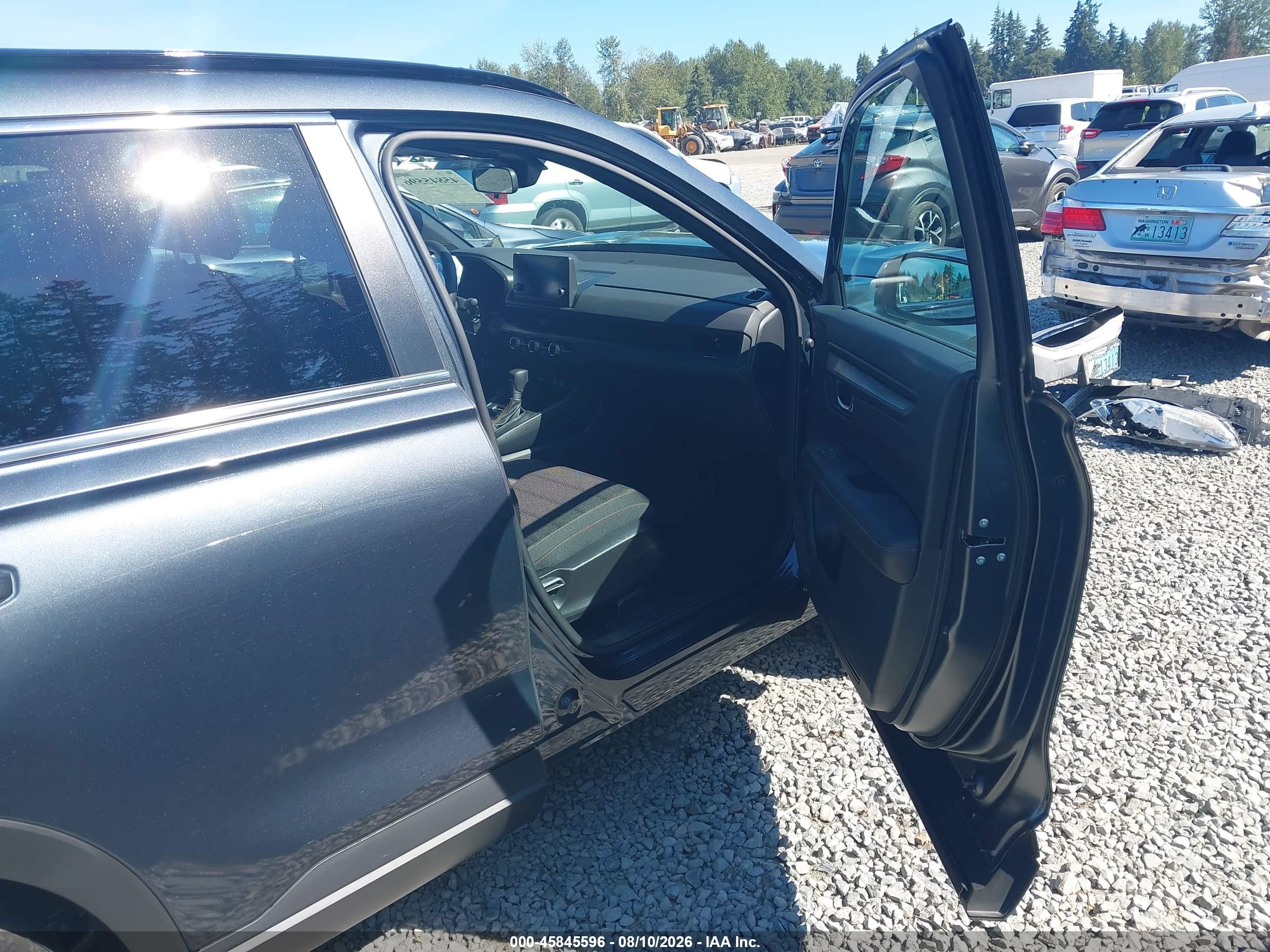2025 Honda Cr-v Hybrid Sport Gray vin: 7FARS6H57SE068521