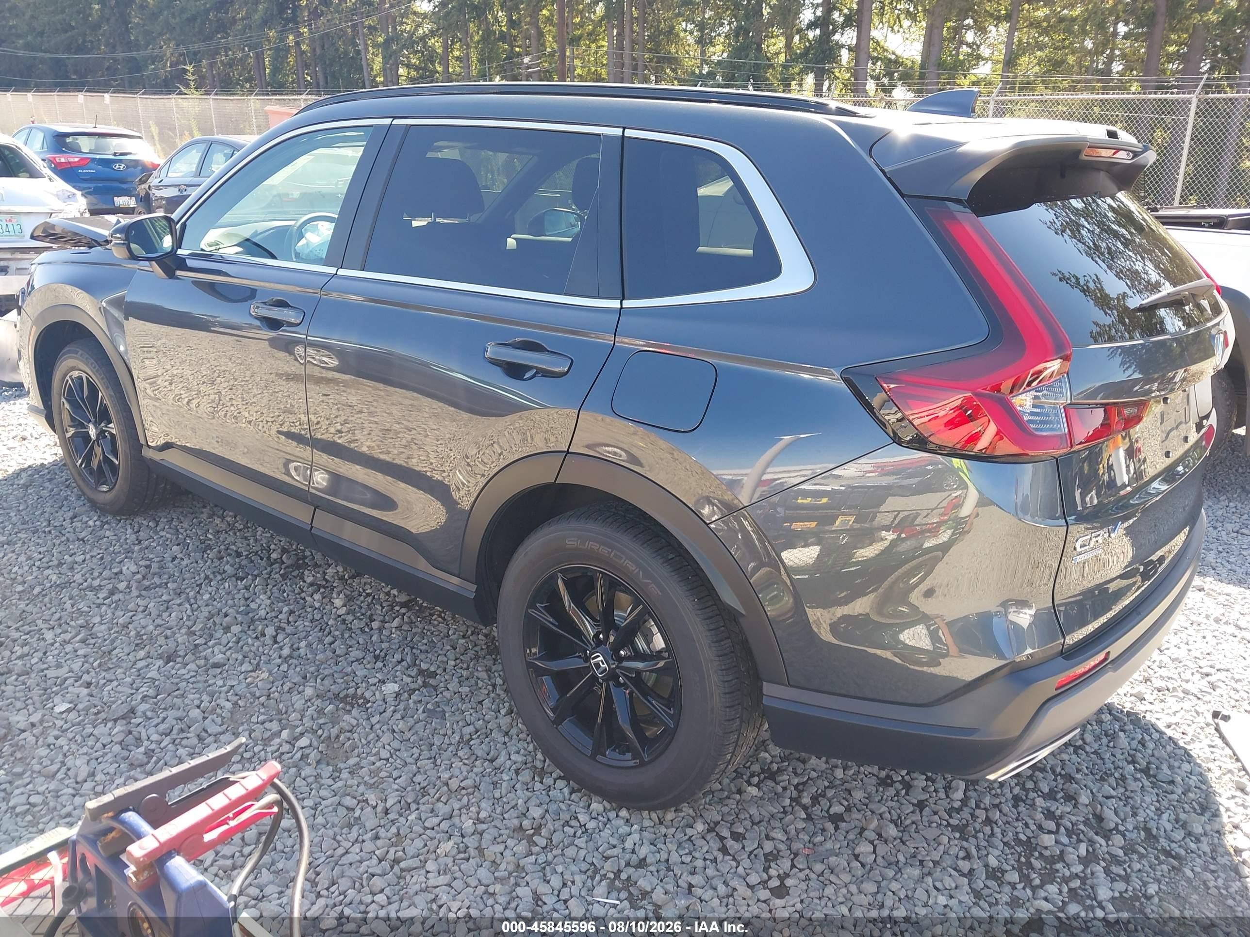 2025 Honda Cr-v Hybrid Sport Gray vin: 7FARS6H57SE068521