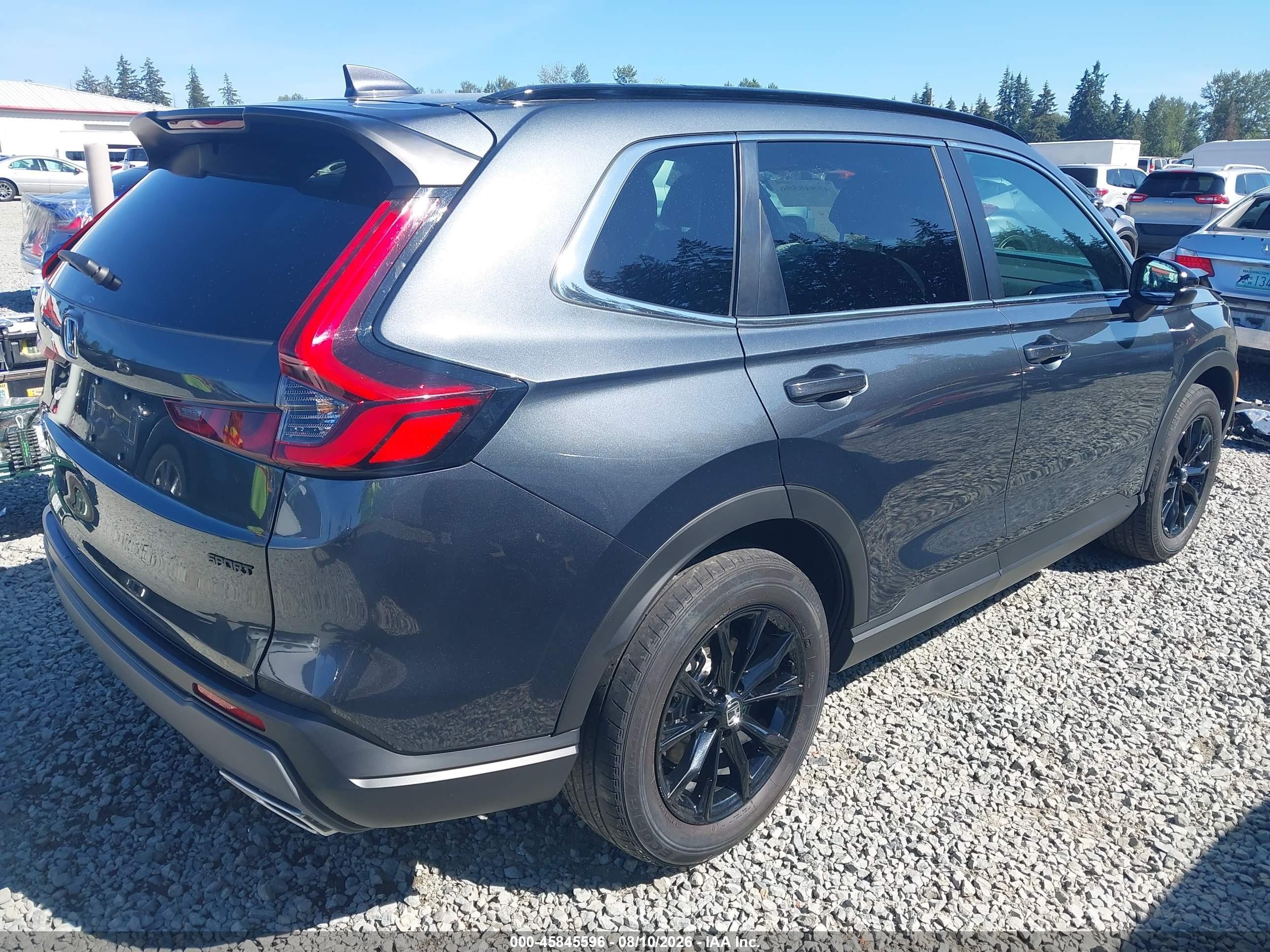 2025 Honda Cr-v Hybrid Sport Gray vin: 7FARS6H57SE068521