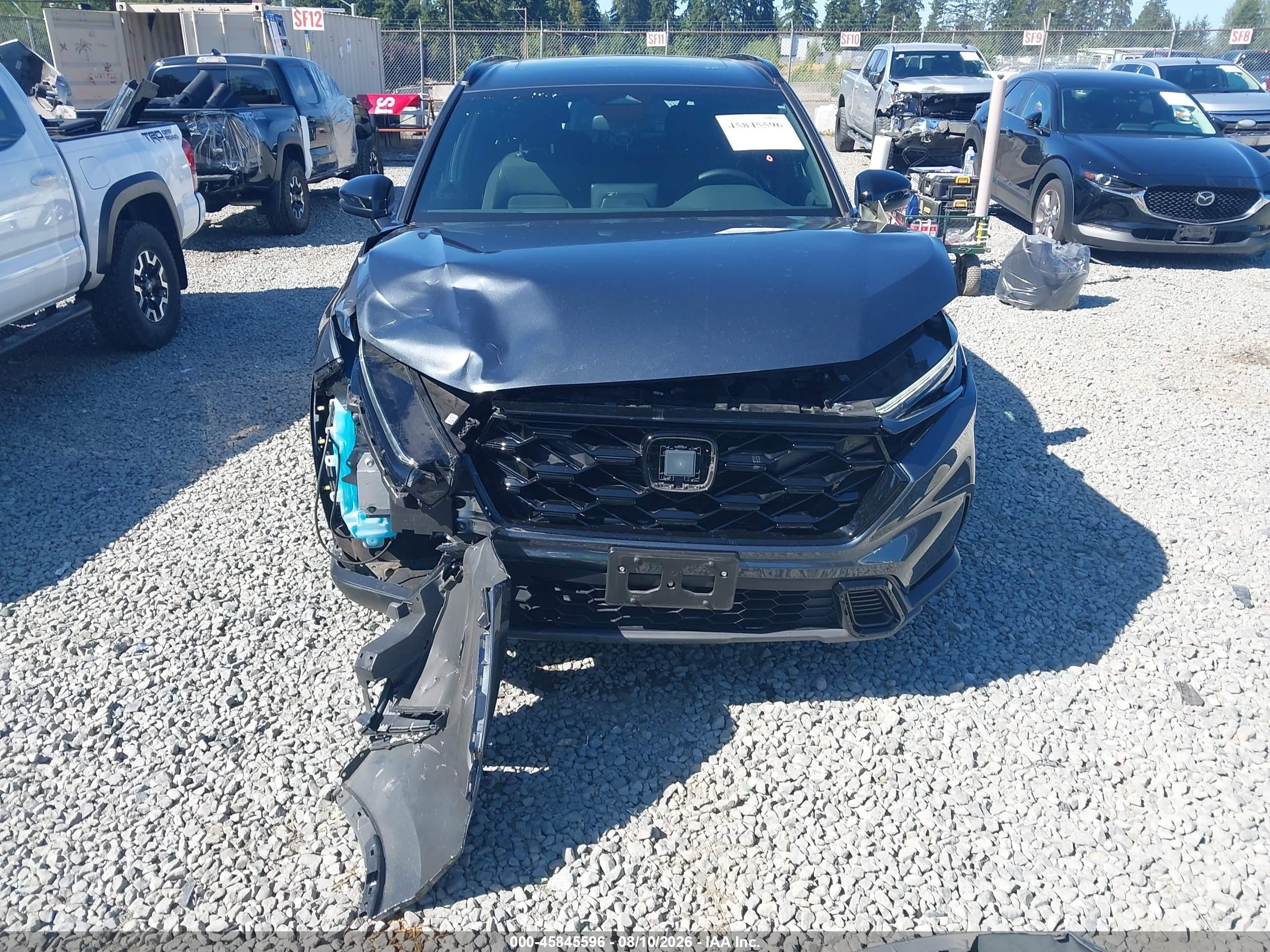 2025 Honda Cr-v Hybrid Sport Gray vin: 7FARS6H57SE068521