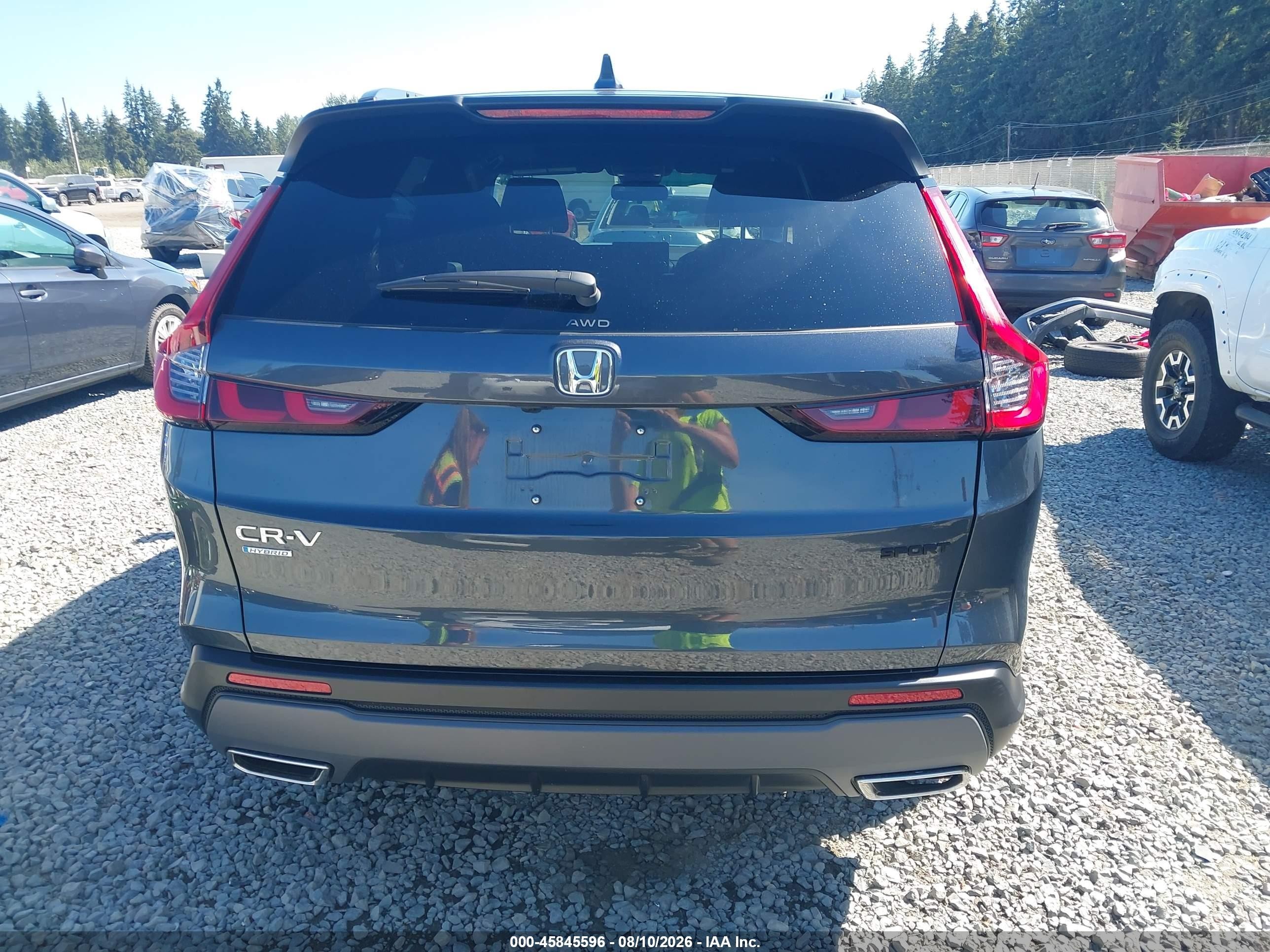 2025 Honda Cr-v Hybrid Sport Gray vin: 7FARS6H57SE068521