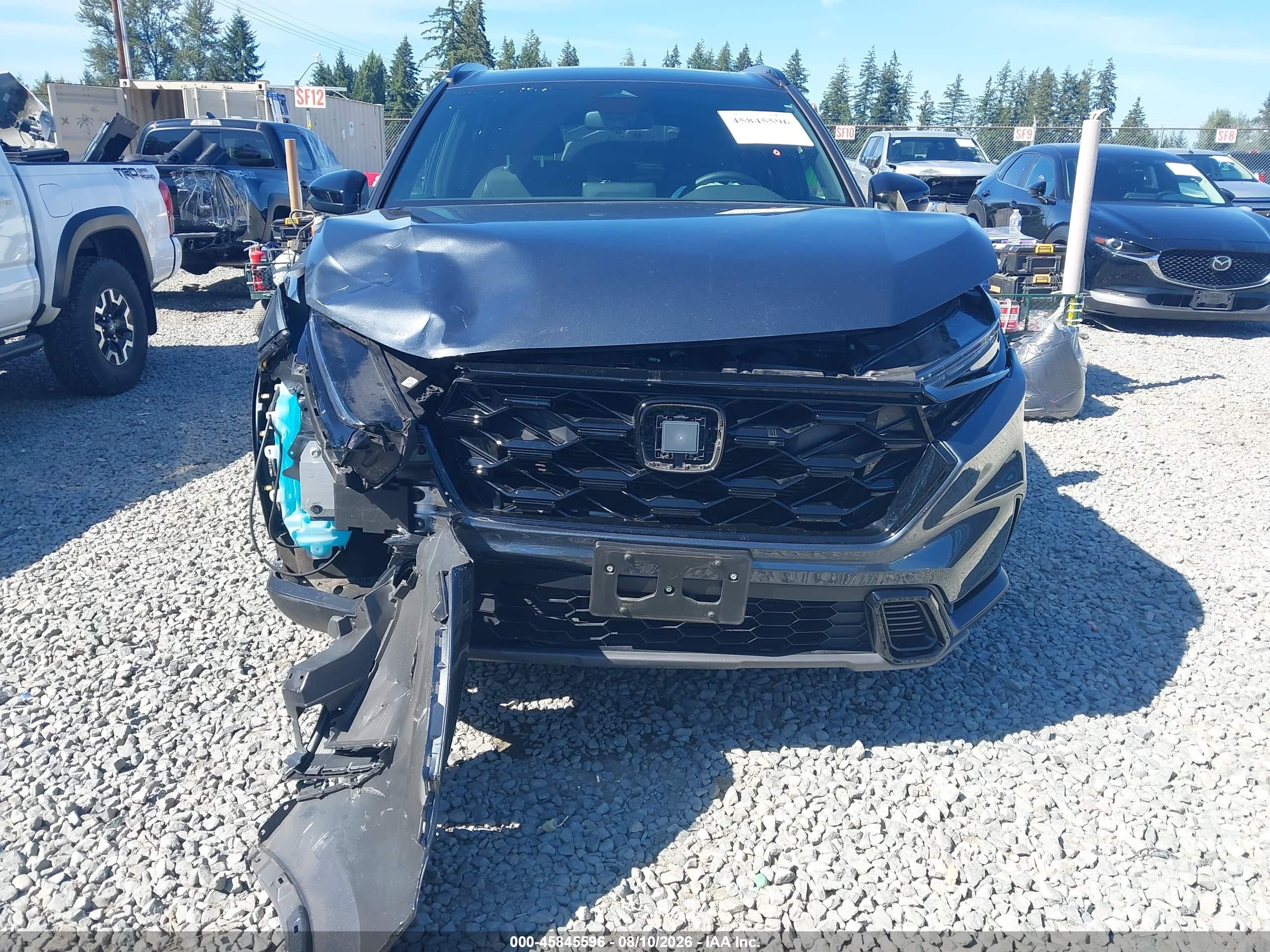 2025 Honda Cr-v Hybrid Sport Gray vin: 7FARS6H57SE068521