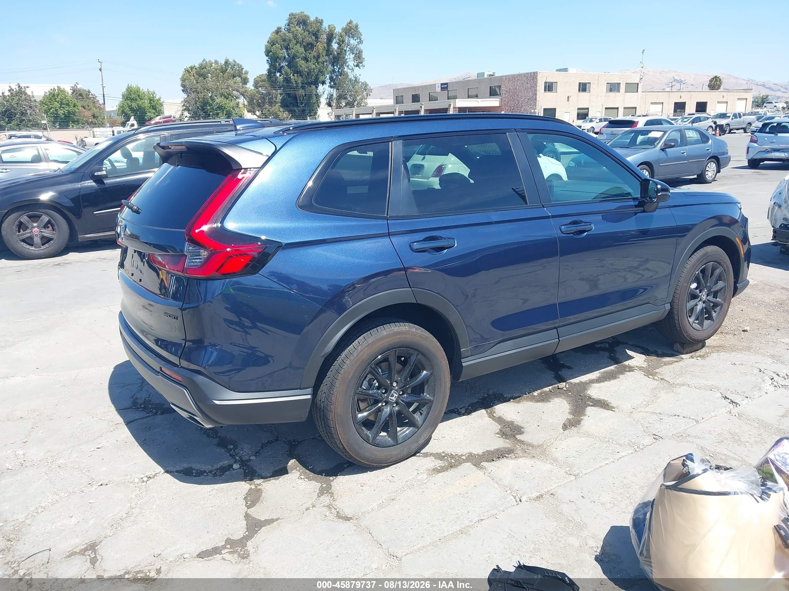 2026 Honda Cr-v Hybrid Awd Sport Синий vin: 7FARS6H57TE094828