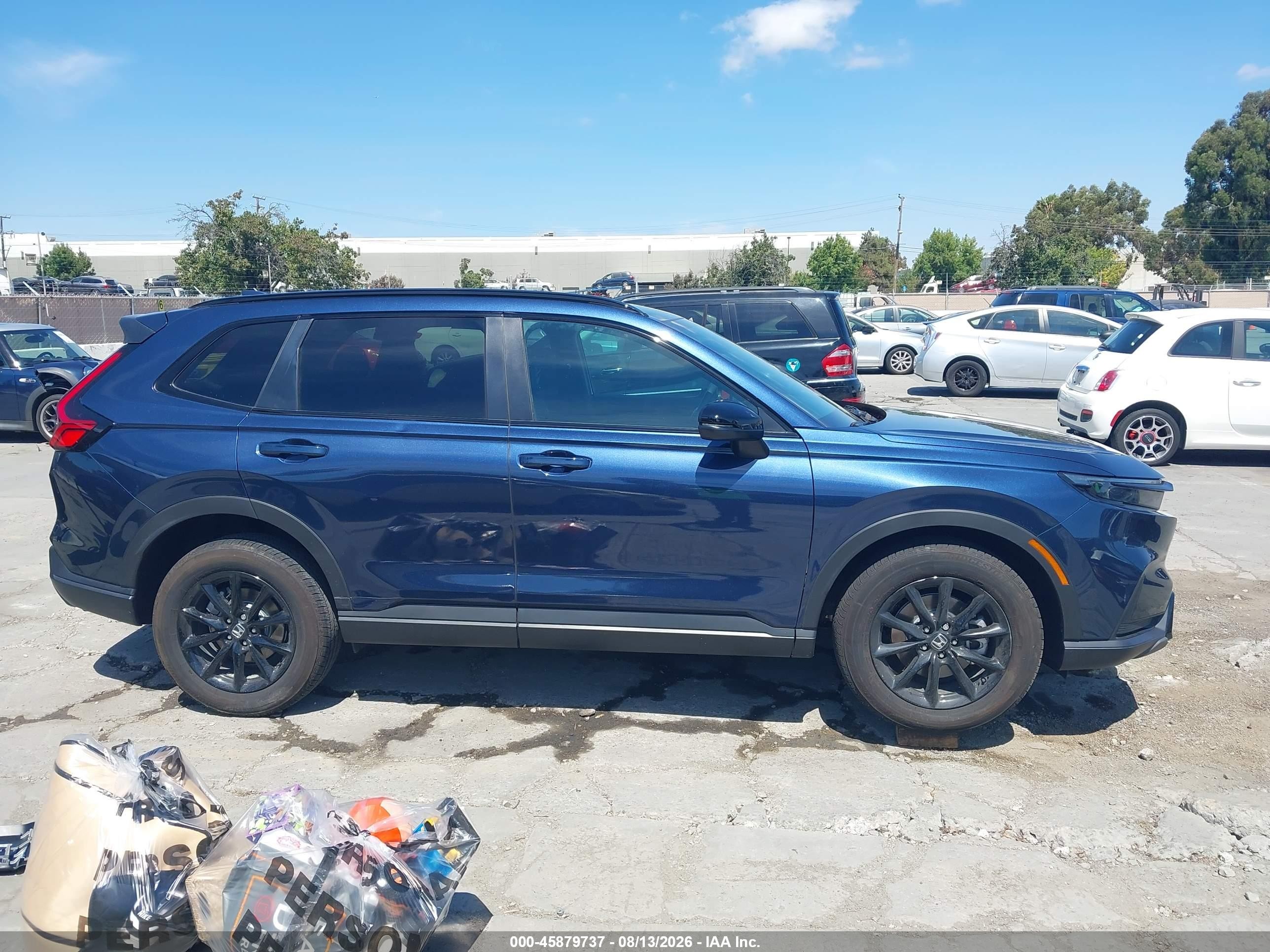 2026 Honda Cr-v Hybrid Awd Sport Синий vin: 7FARS6H57TE094828