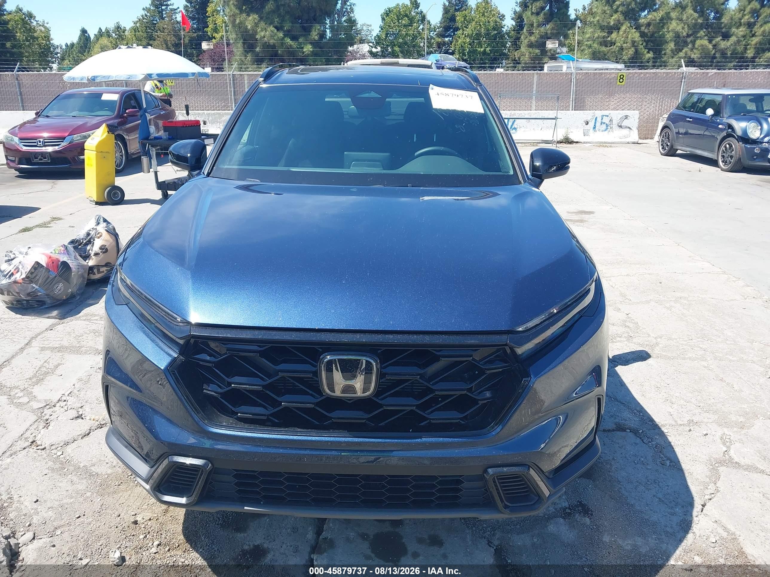 2026 Honda Cr-v Hybrid Awd Sport Синий vin: 7FARS6H57TE094828