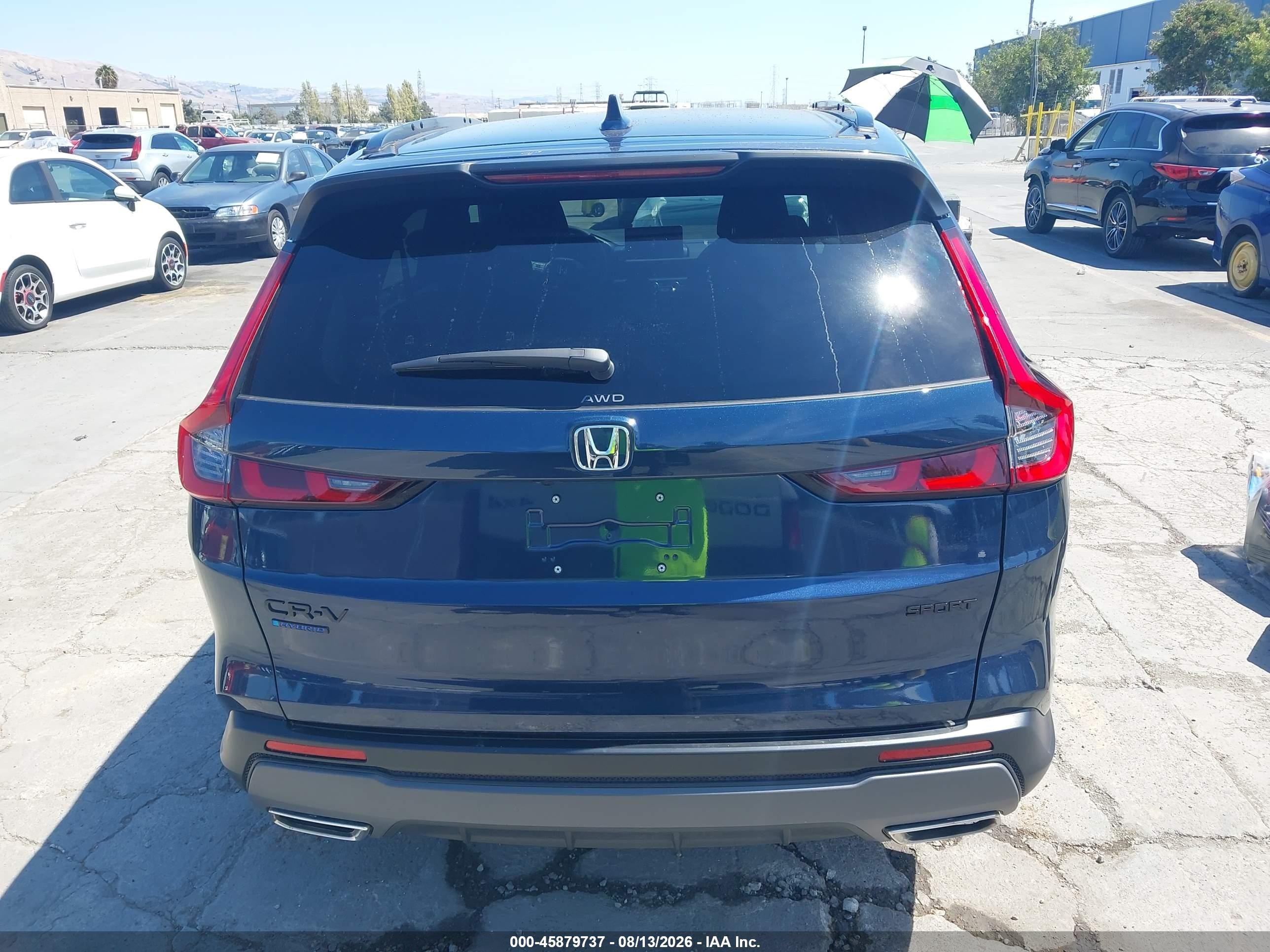 2026 Honda Cr-v Hybrid Awd Sport Синий vin: 7FARS6H57TE094828