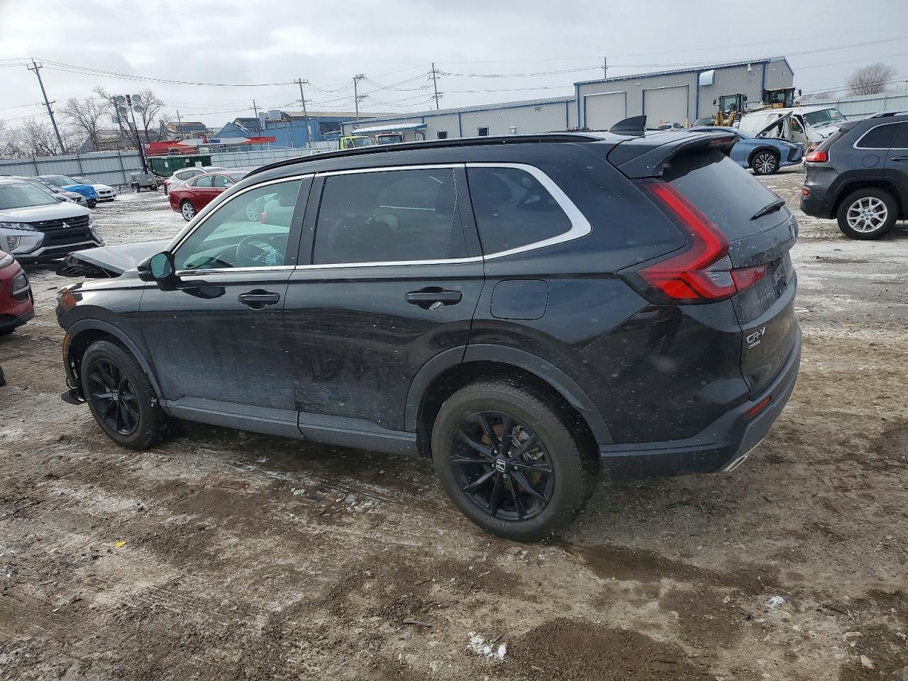 2025 Honda Cr-v Sport Black vin: 7FARS6H59SE103642