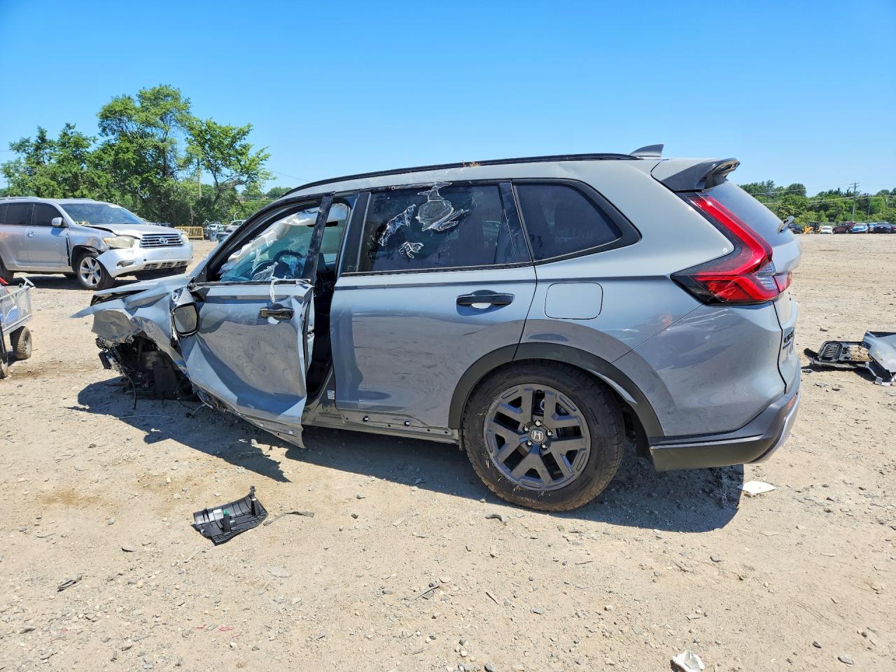 2026 Honda Cr-v Trailsport Серый vin: 7FARS6H60TE044670
