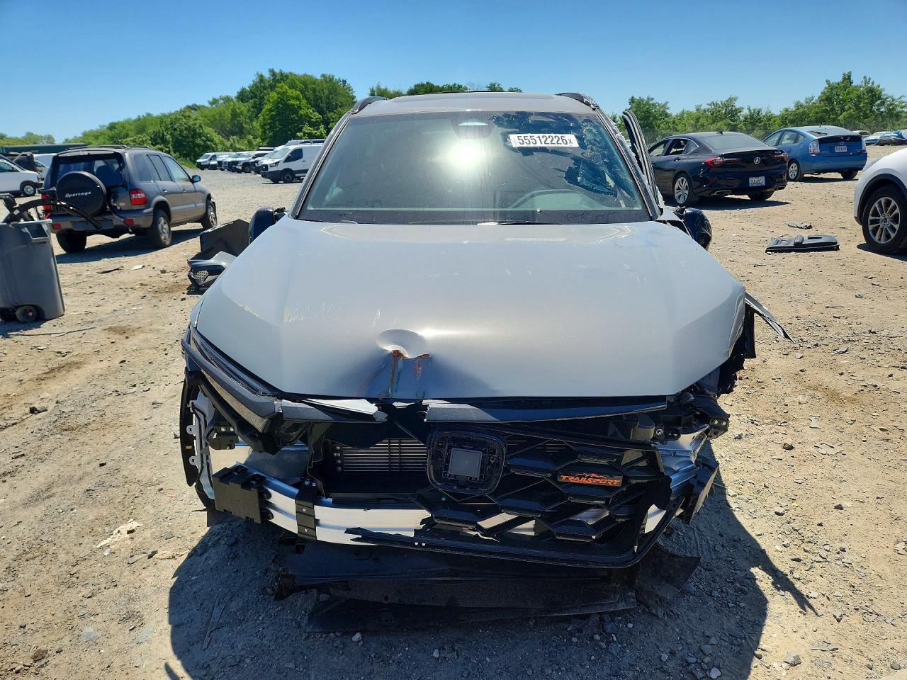 2026 Honda Cr-v Trailsport Серый vin: 7FARS6H60TE044670
