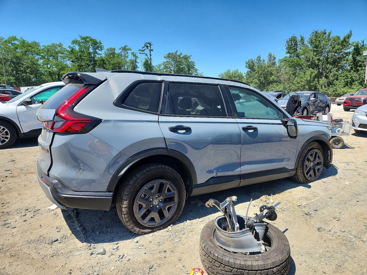 2026 Honda Cr-v Trailsport Серый vin: 7FARS6H60TE044670