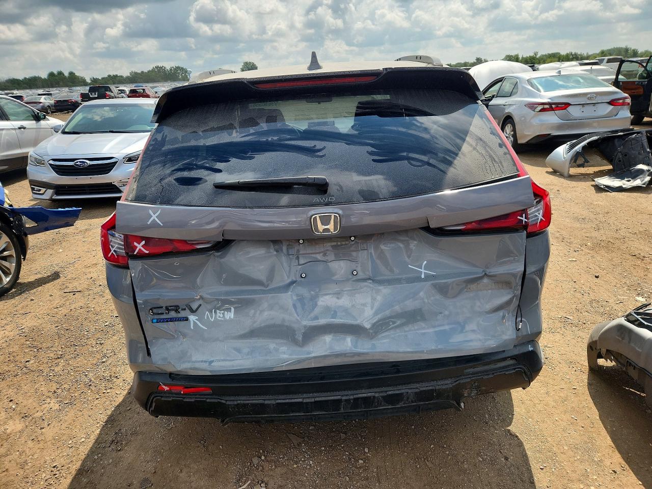2026 Honda Cr-v Trailsport Gray vin: 7FARS6H61TE057041