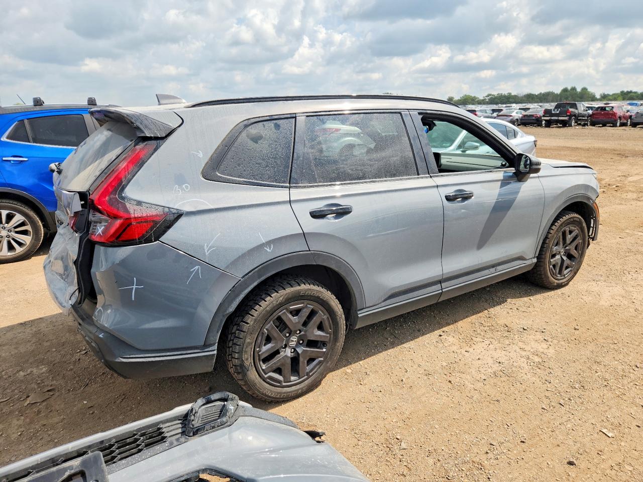 2026 Honda Cr-v Trailsport Gray vin: 7FARS6H61TE057041