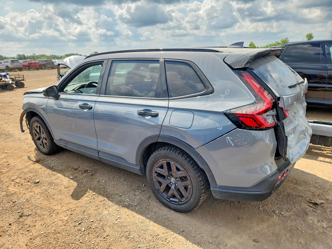 2026 Honda Cr-v Trailsport Gray vin: 7FARS6H61TE057041