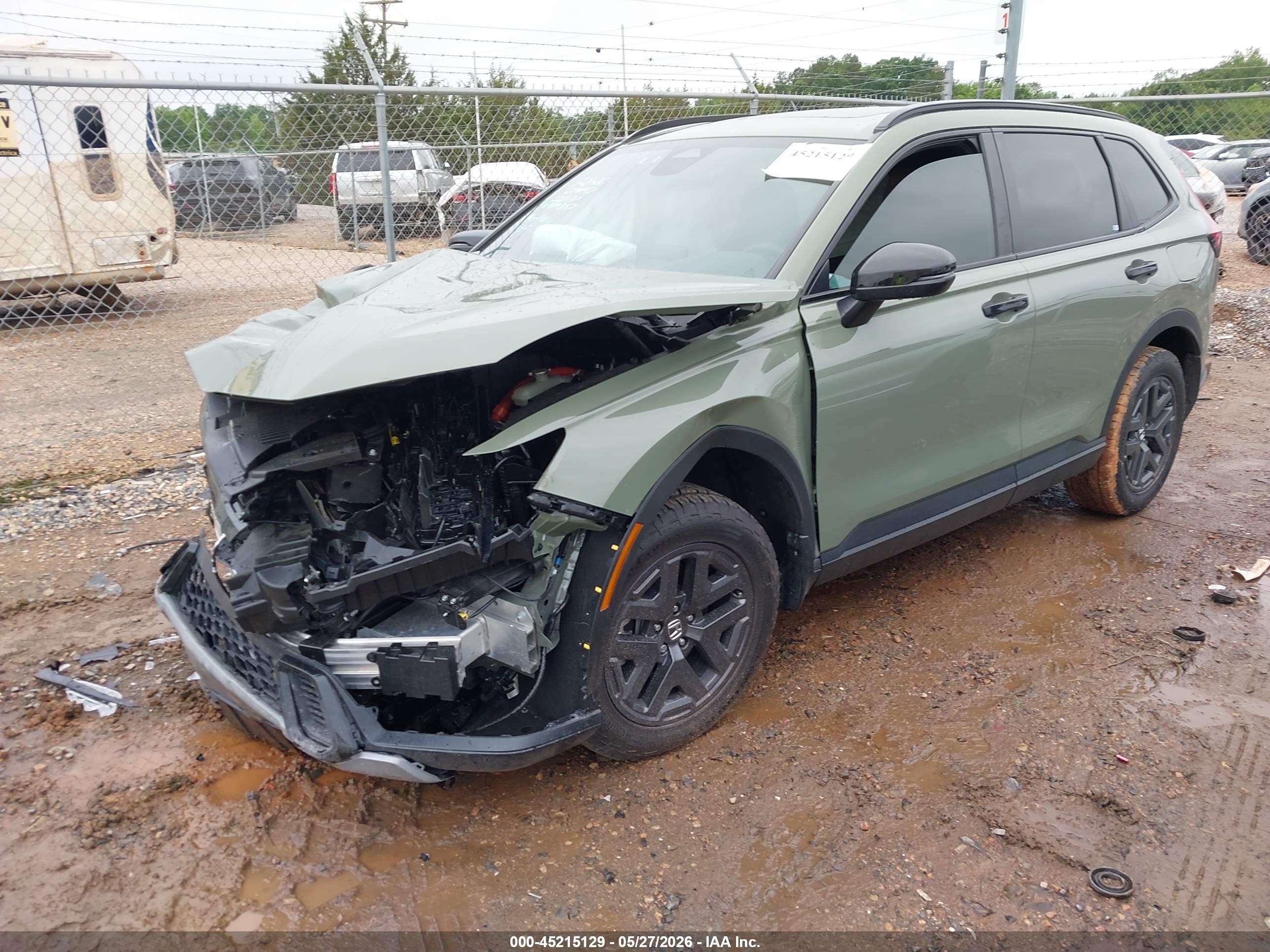 2026 Honda Cr-v Hybrid Awd Trailsport Green vin: 7FARS6H62TE028177