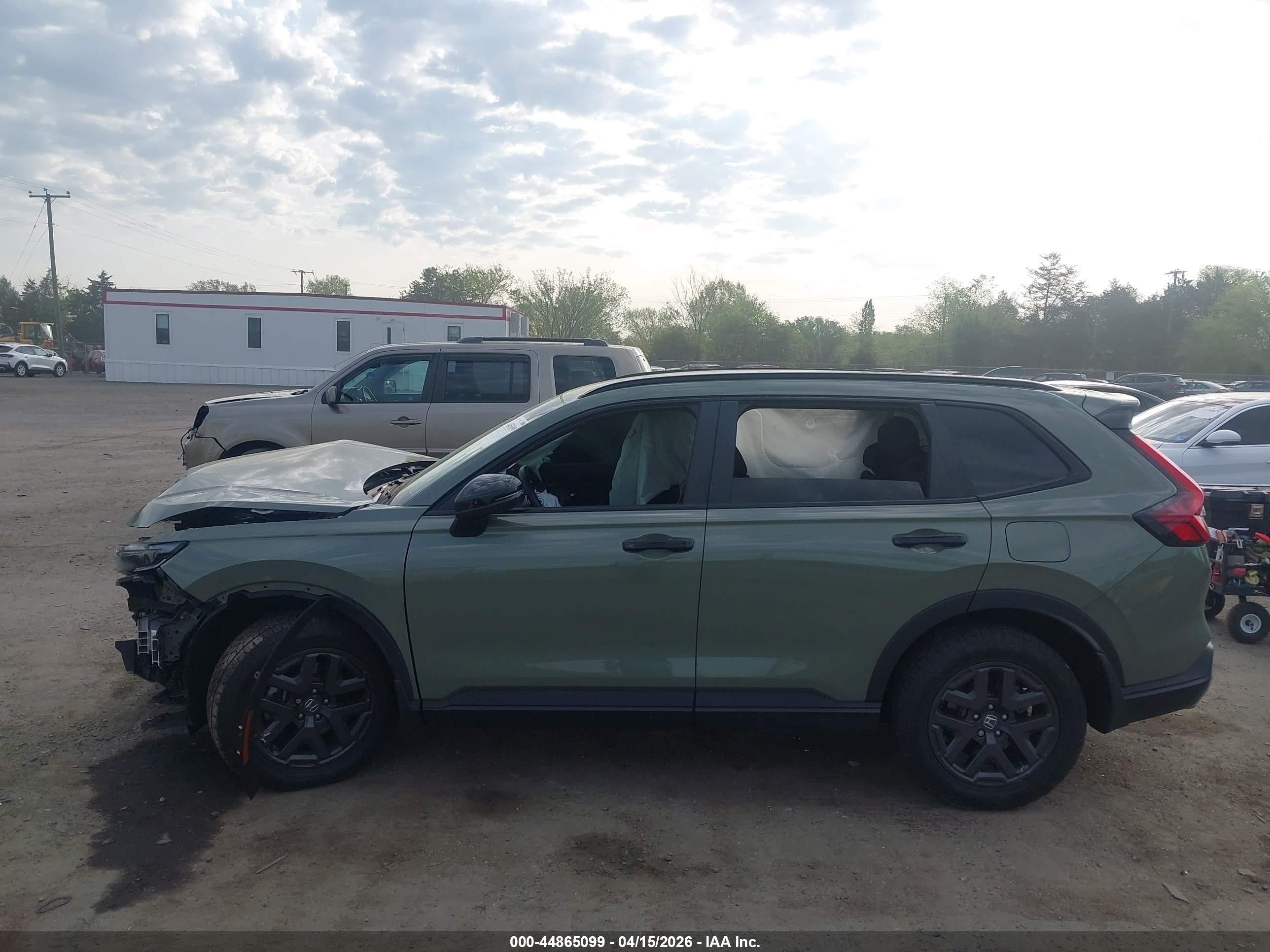 2026 Honda Cr-v Hybrid Awd Trailsport Green vin: 7FARS6H63TE007757