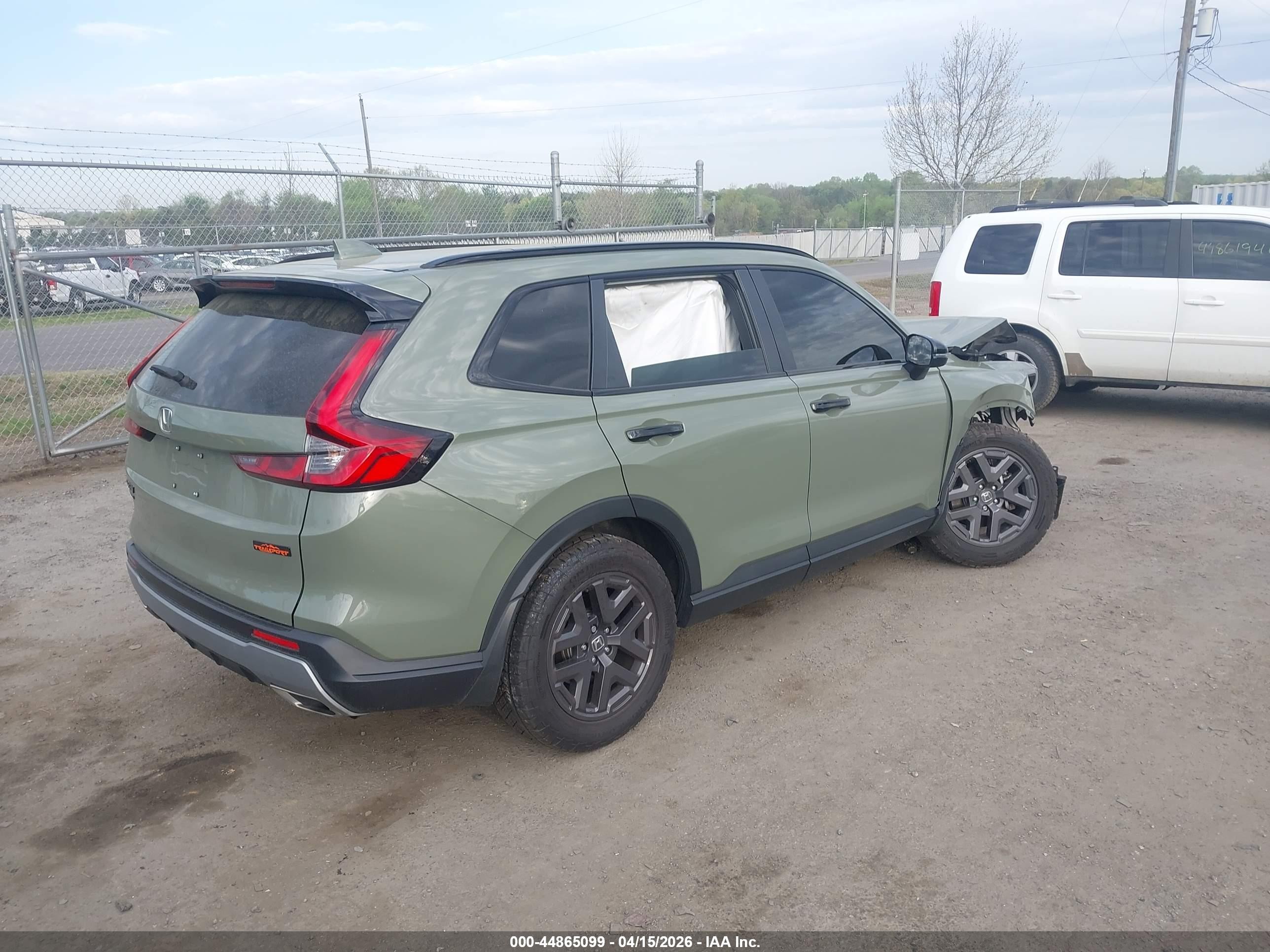 2026 Honda Cr-v Hybrid Awd Trailsport Green vin: 7FARS6H63TE007757