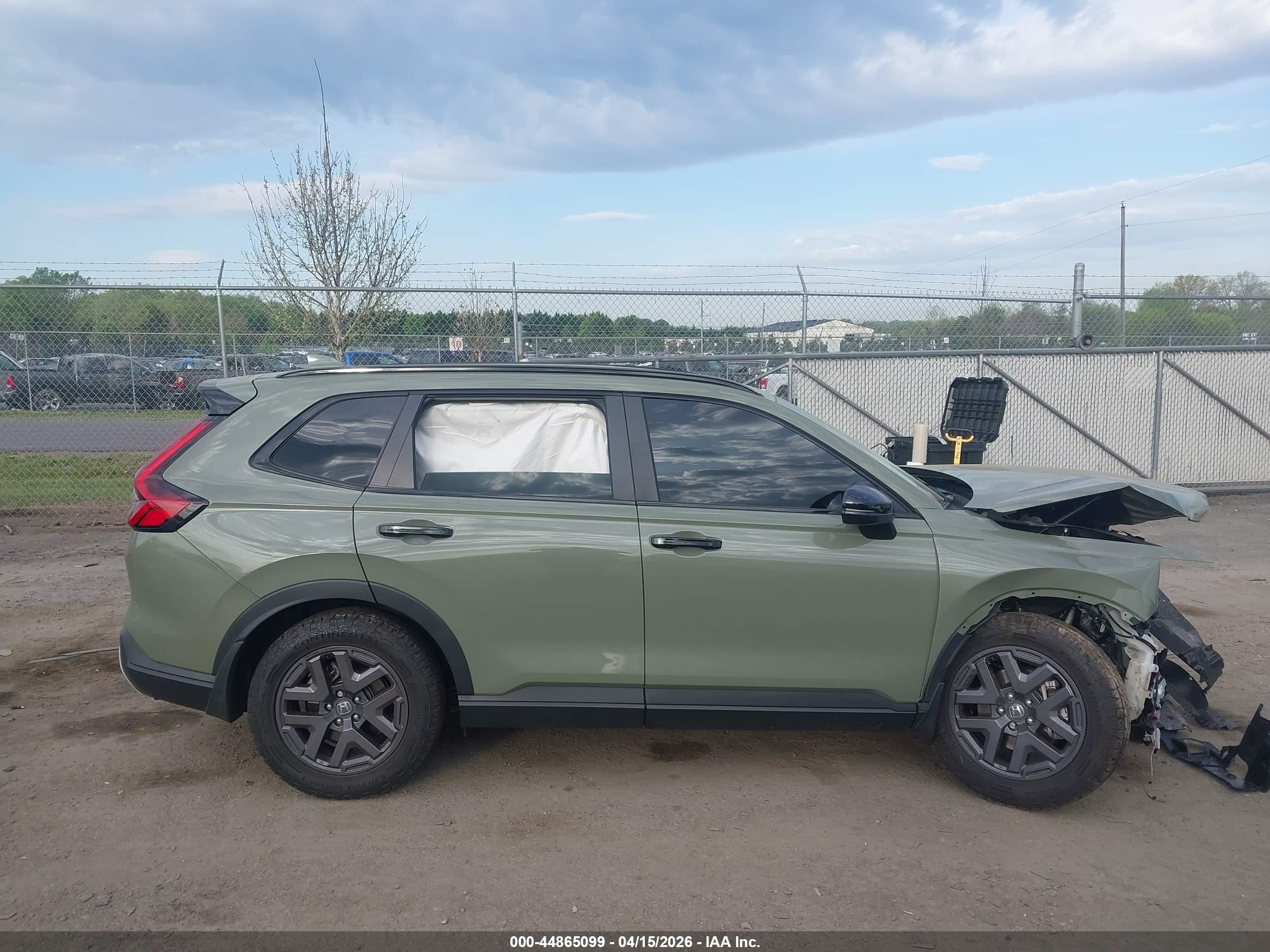 2026 Honda Cr-v Hybrid Awd Trailsport Green vin: 7FARS6H63TE007757
