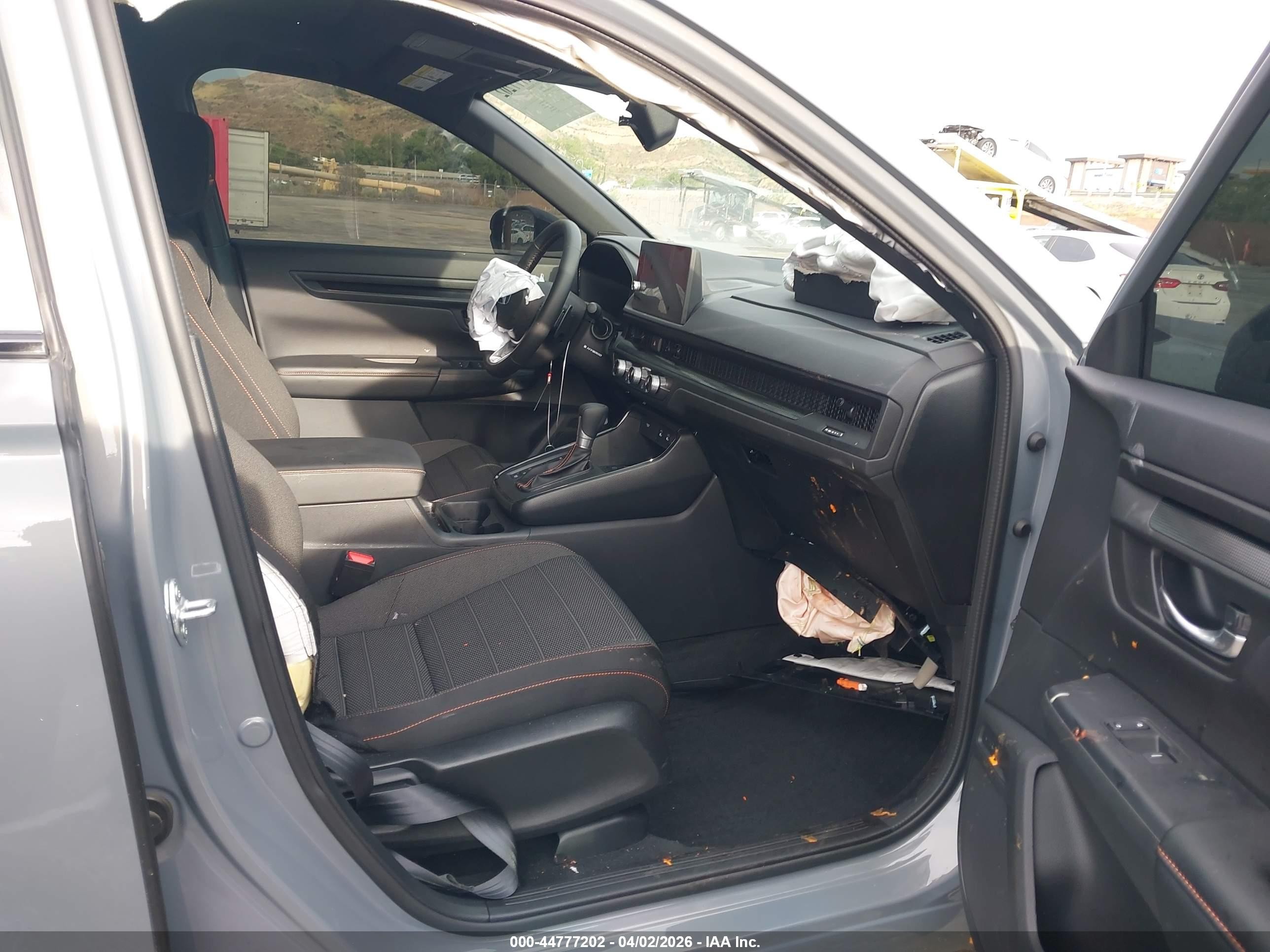 2026 Honda Cr-v Hybrid Awd Trailsport Серый vin: 7FARS6H66TE028991