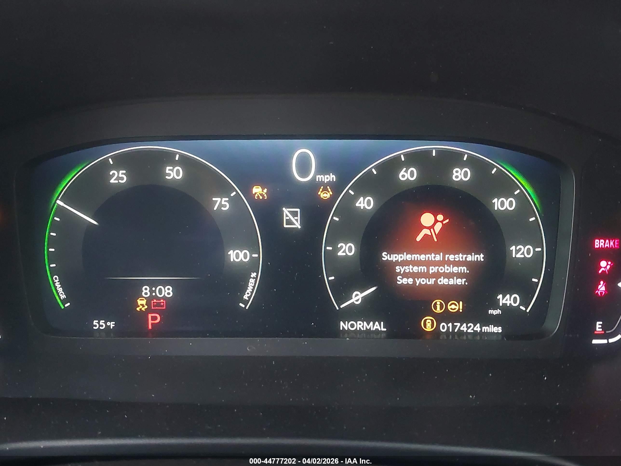 2026 Honda Cr-v Hybrid Awd Trailsport Серый vin: 7FARS6H66TE028991