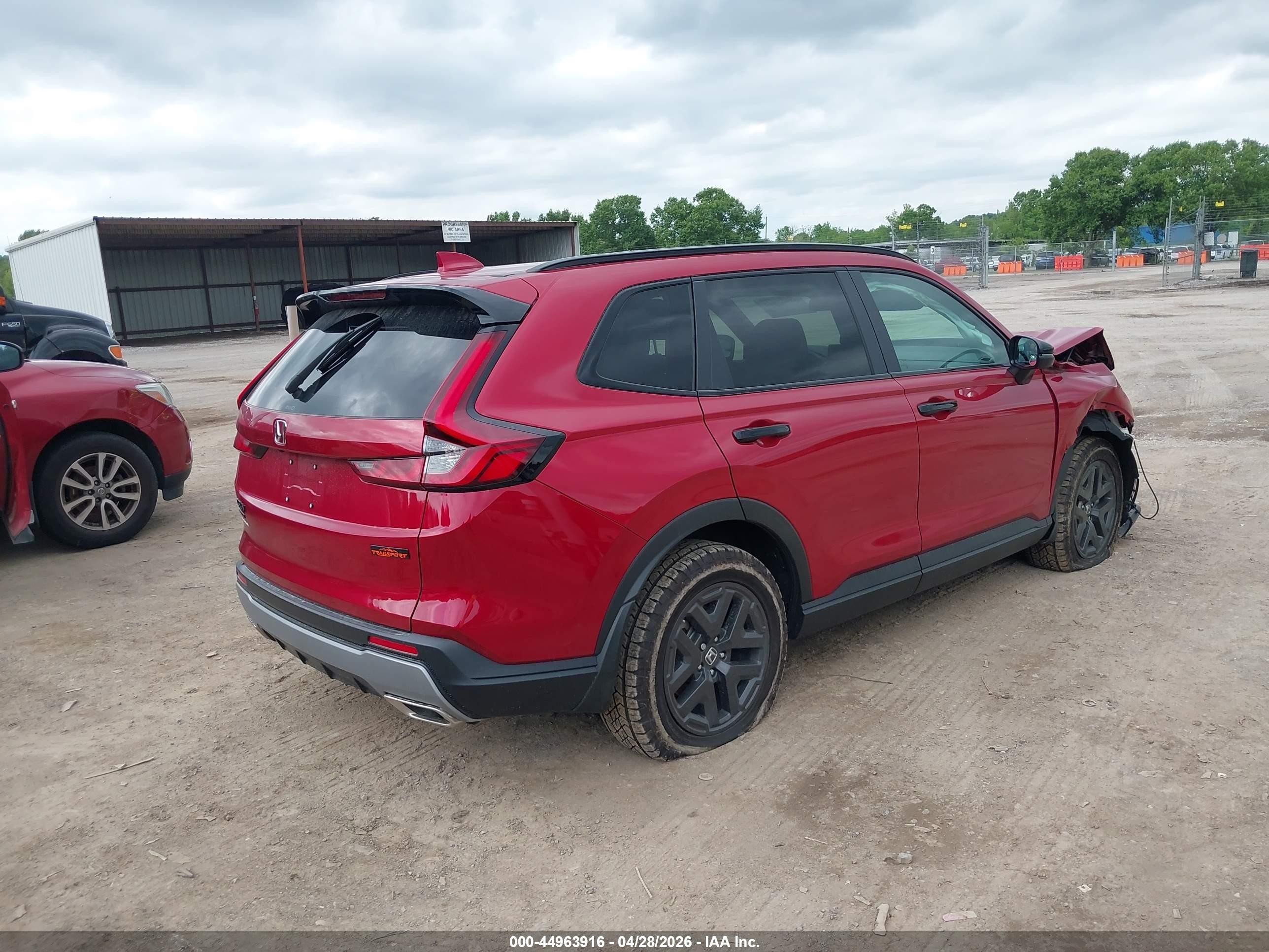 2026 Honda Cr-v Hybrid Awd Trailsport Red vin: 7FARS6H69TE034400